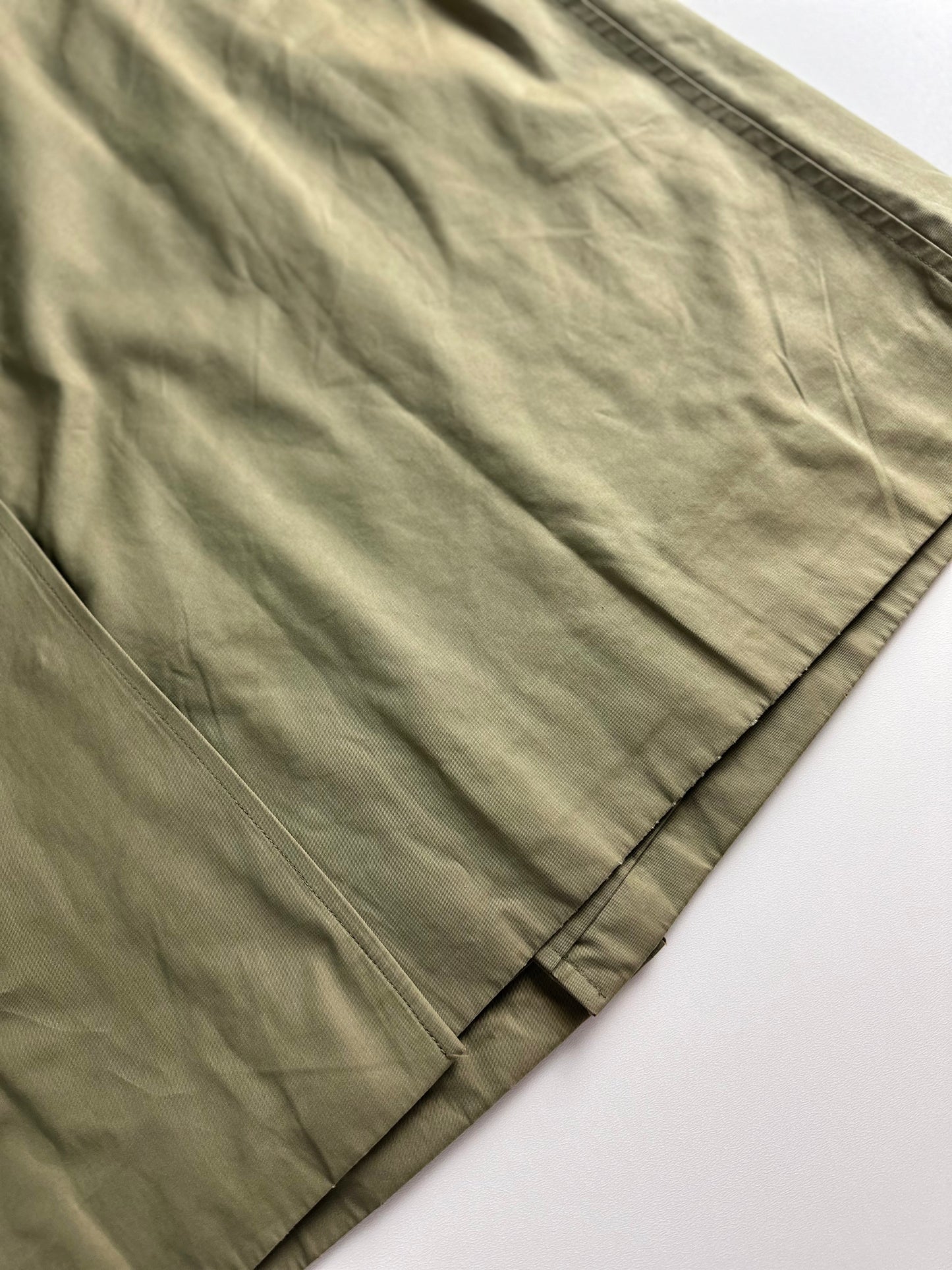 Vintage Burberry Car Coat Khaki Size 46 S