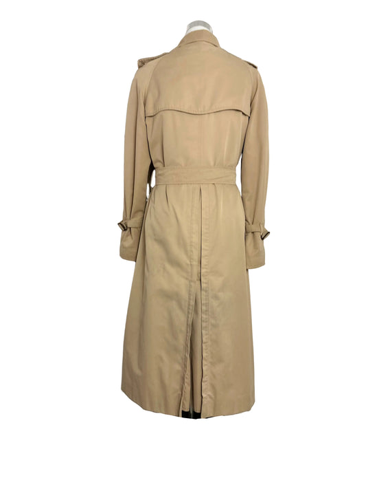 Vintage Burberry Trench Coat Size 8 XS With Inlet