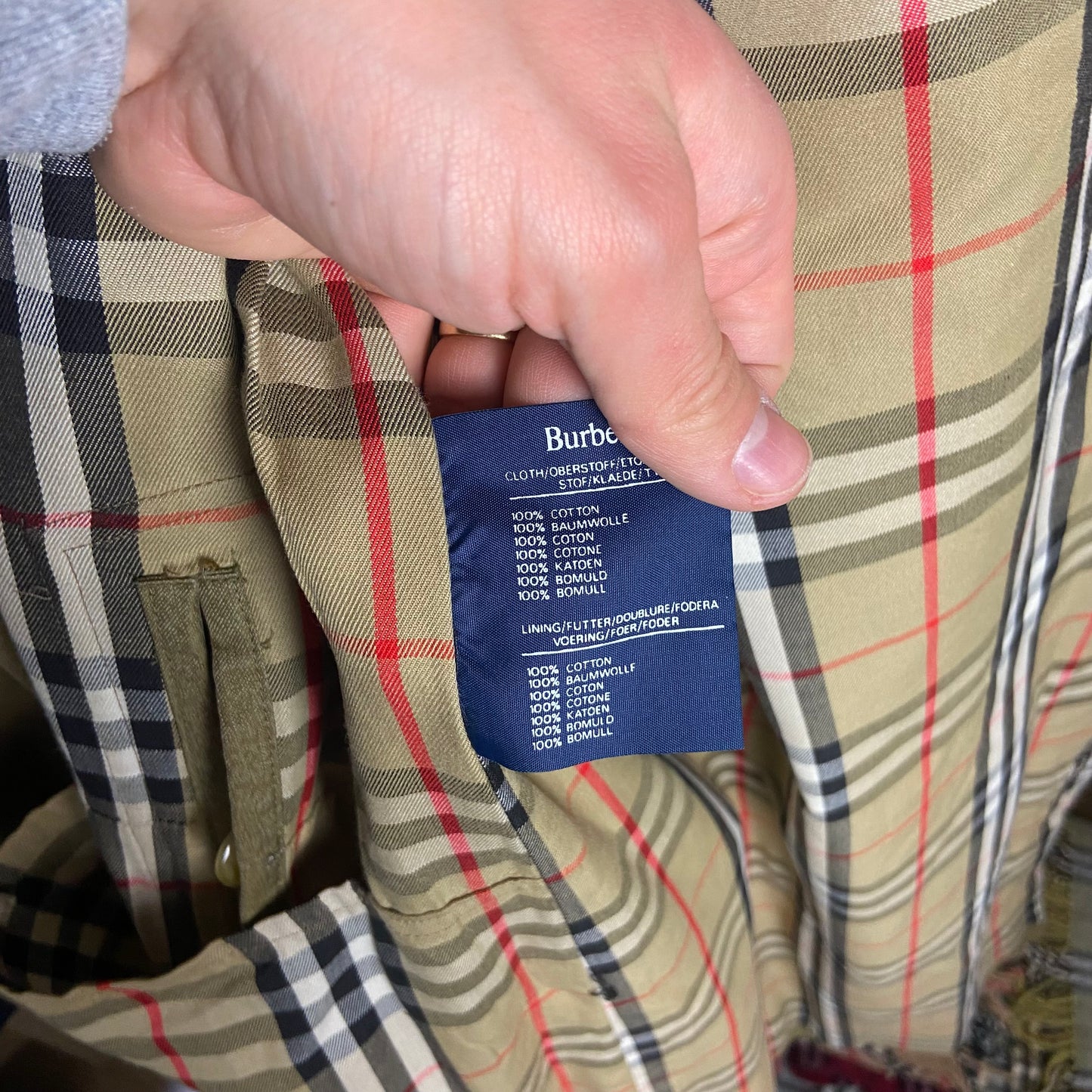 Burberry Trenchcoat Size 56/XL