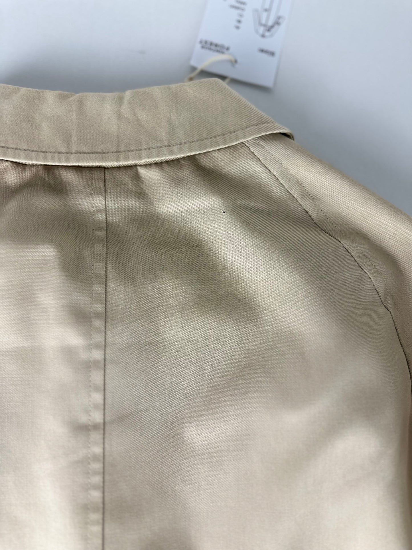 Vintage Burberry Car Coat Size 6 XXS