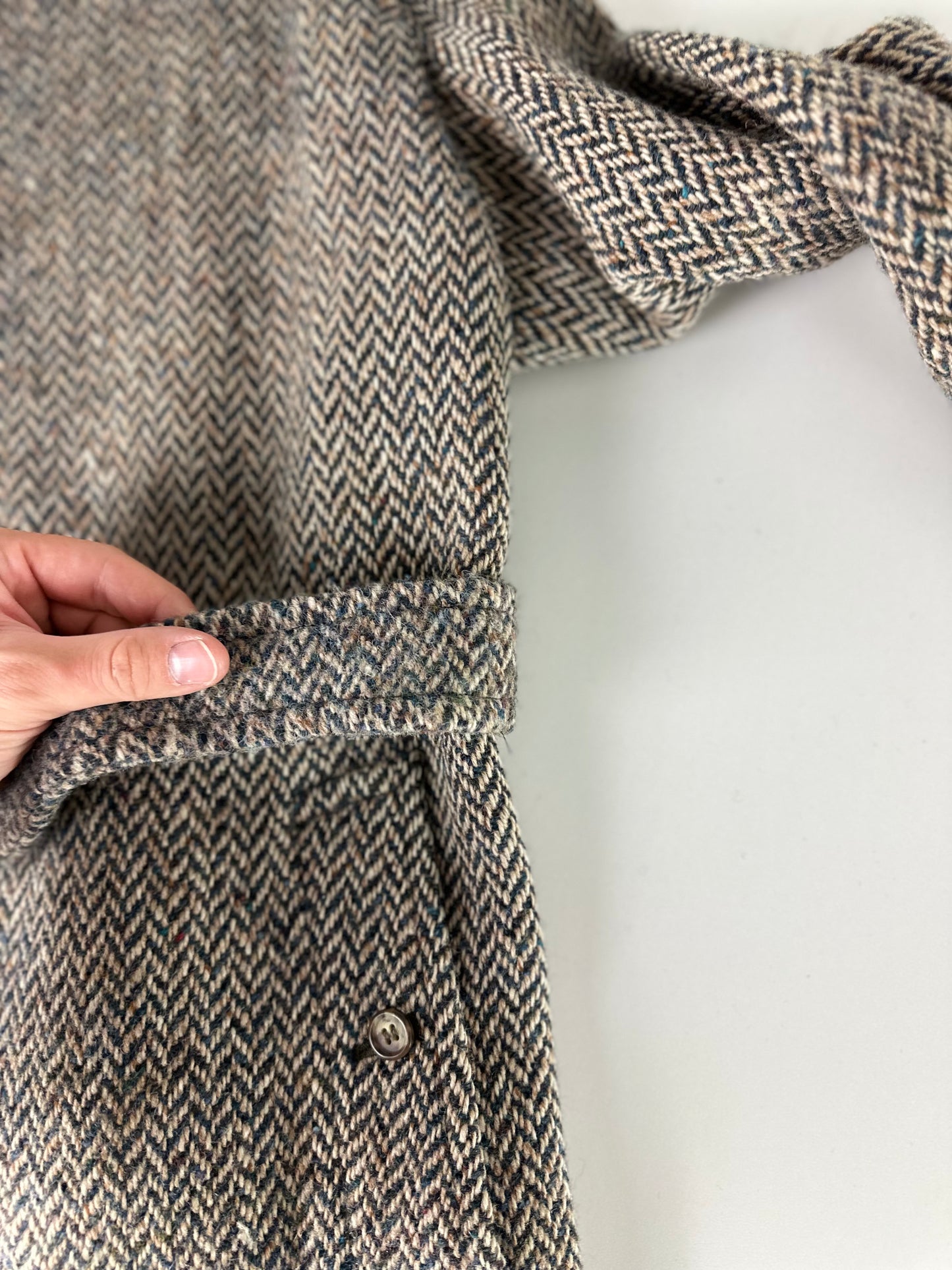 Vintage Burberry Wool Coat Size 12 M