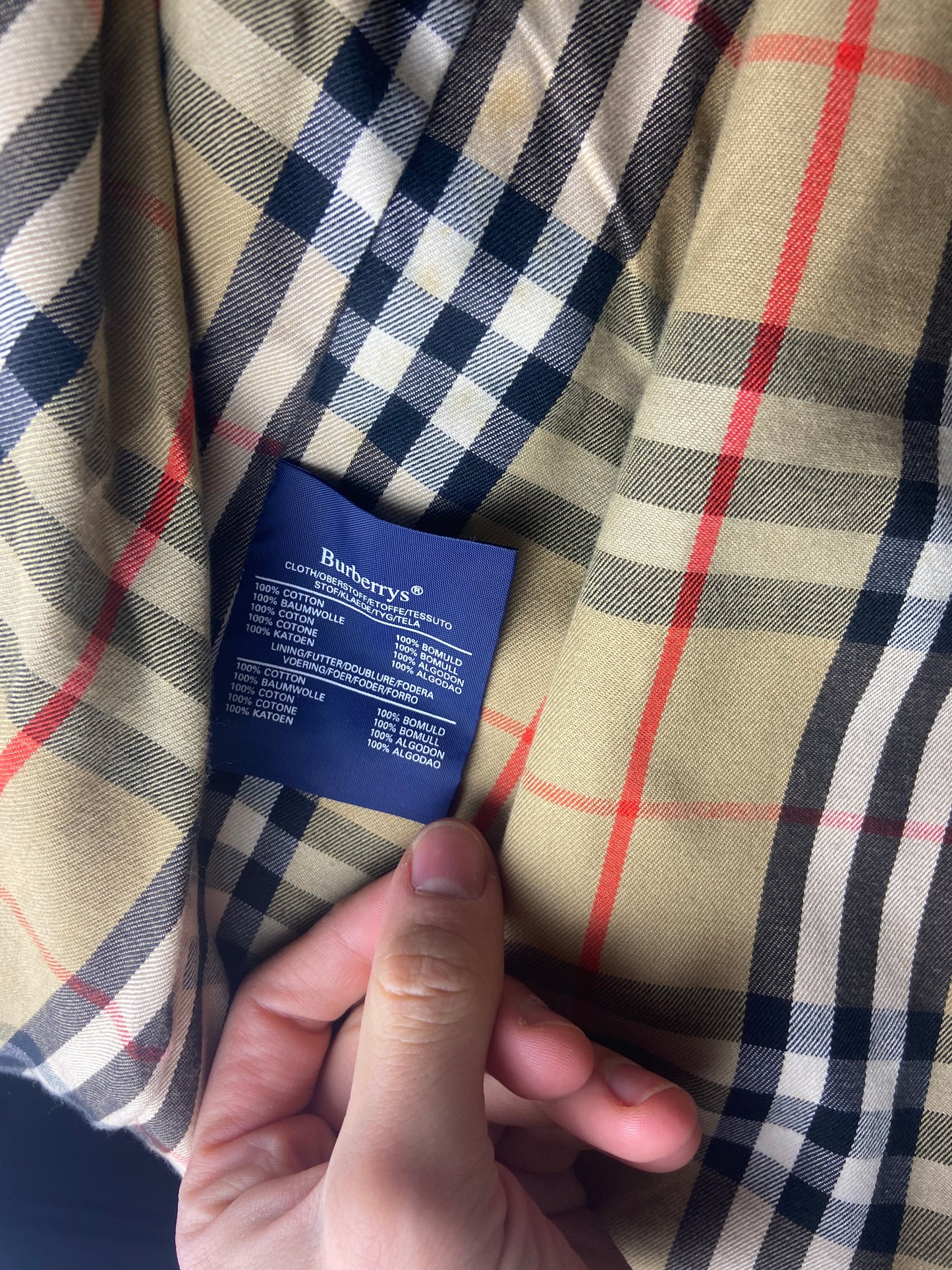 Burberry Trenchcoat Size 50/L including Inlet