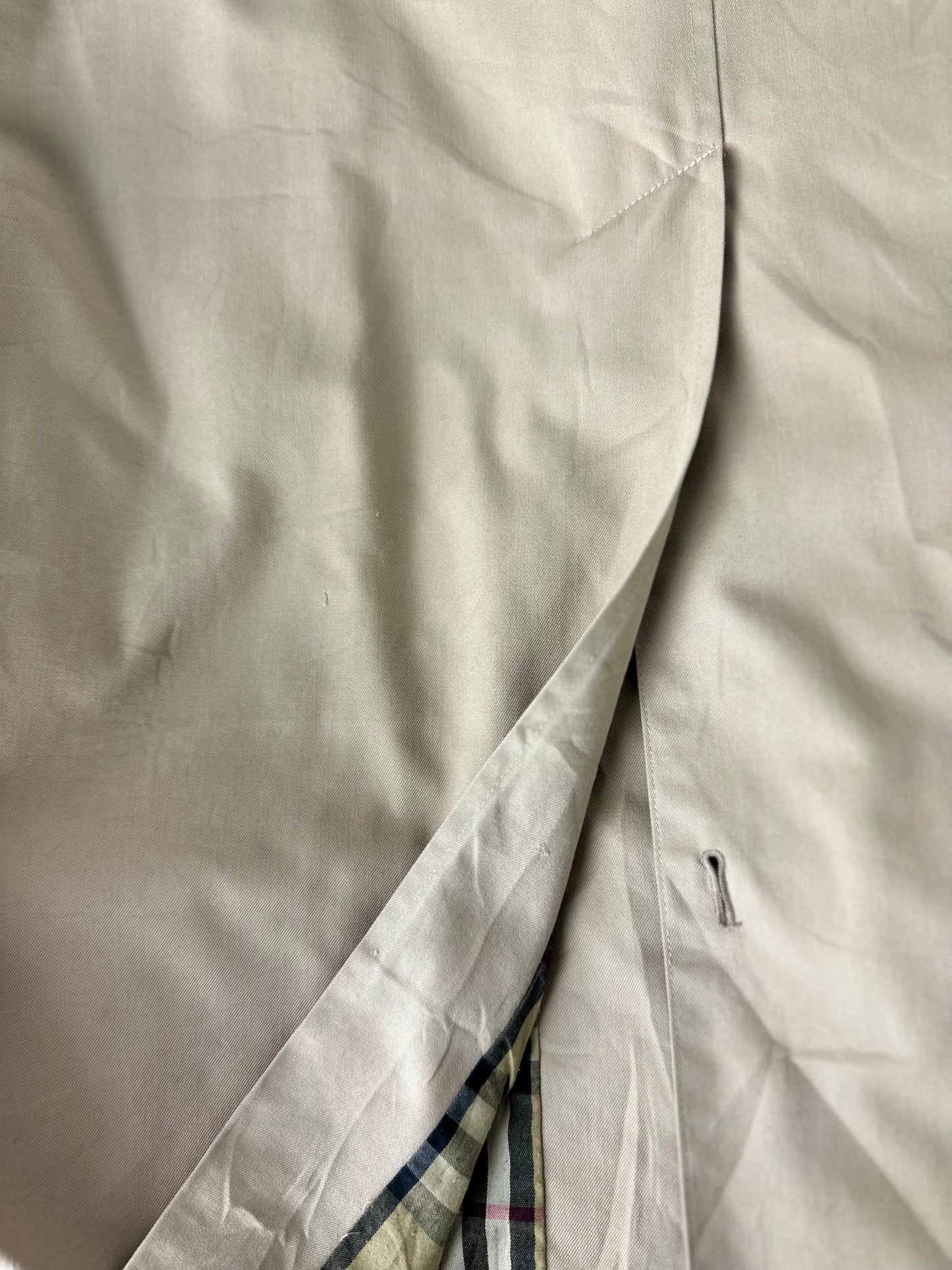Vintage Burberry Car Coat Beige Size 46 S