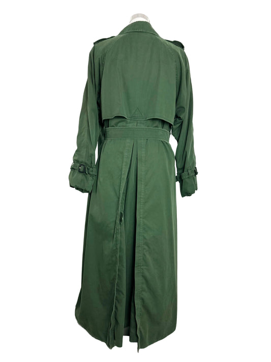 Vintage Burberry Trench Coat Size 12 M With Lining