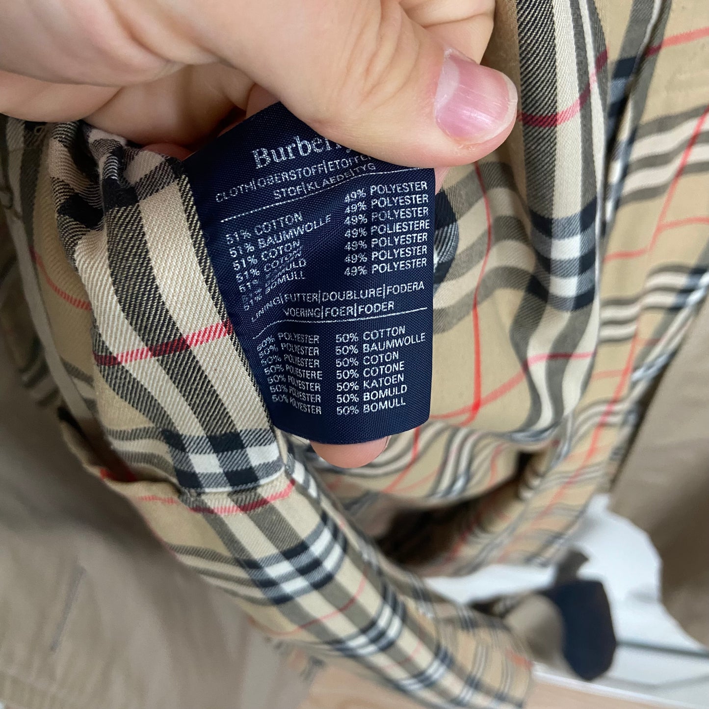 Burberry Trenchcoat Size 46/S
