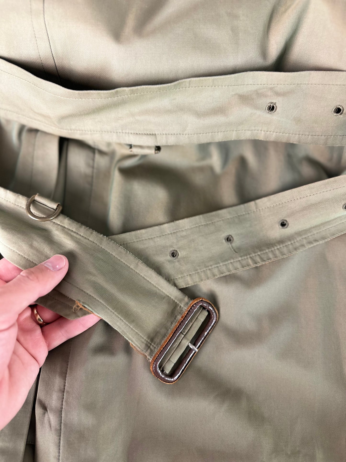 Vintage Burberry Trench Coat Size 46 S