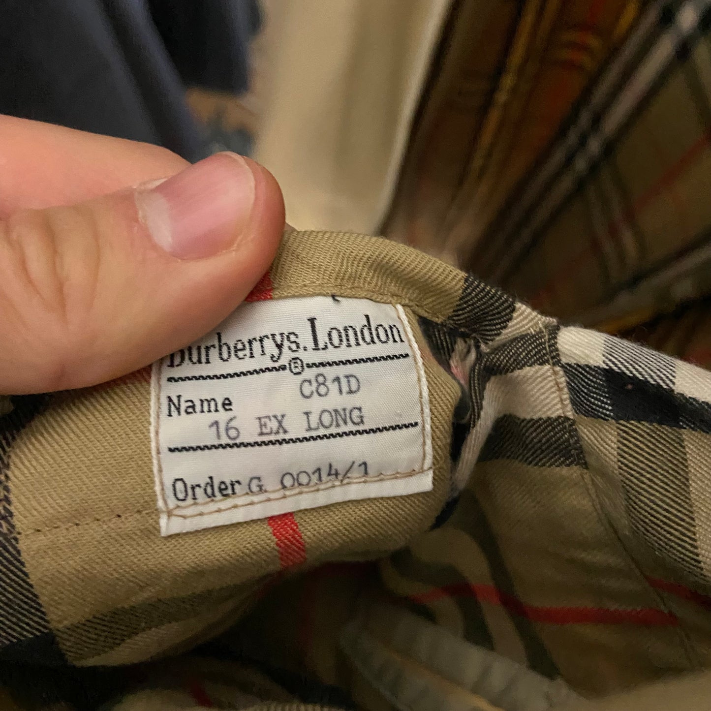 Burberry Trenchcoat Size 16/XL