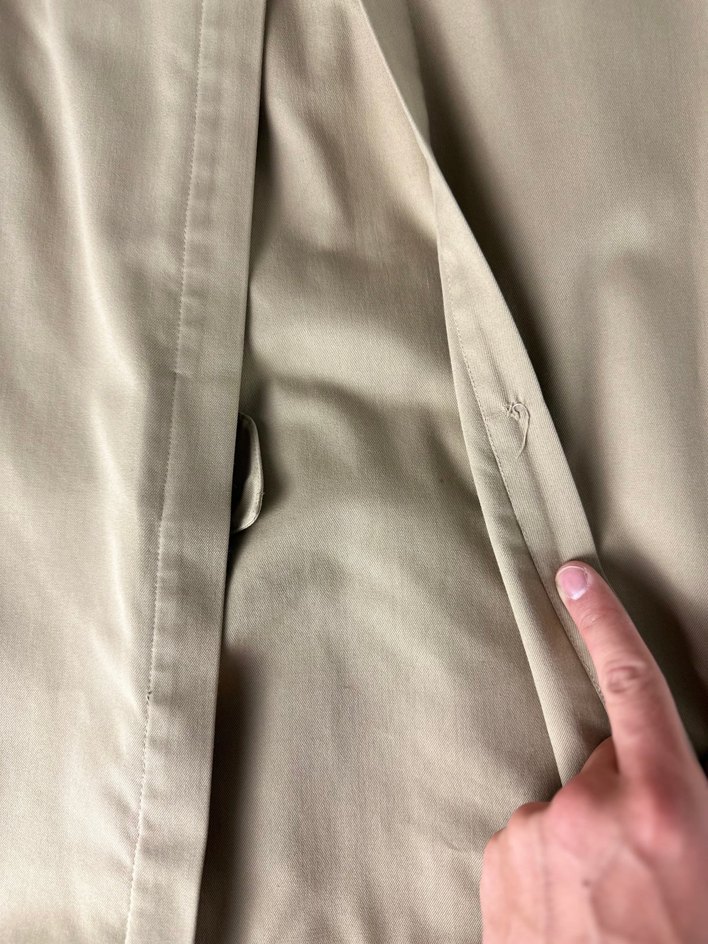 Vintage Burberry Trench Coat Size 48 M