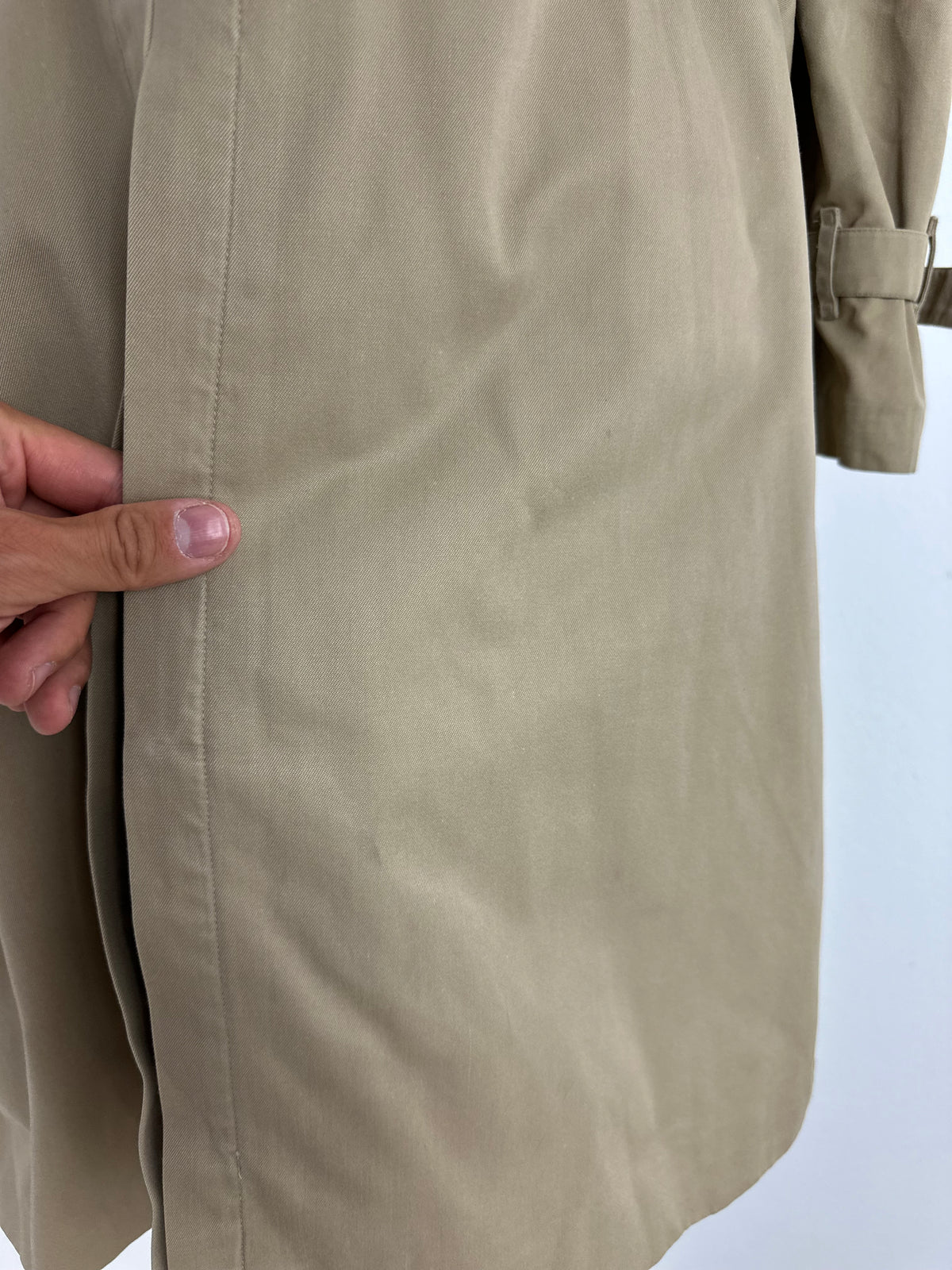 Vintage Burberry Trench Coat Beige Size 10 S