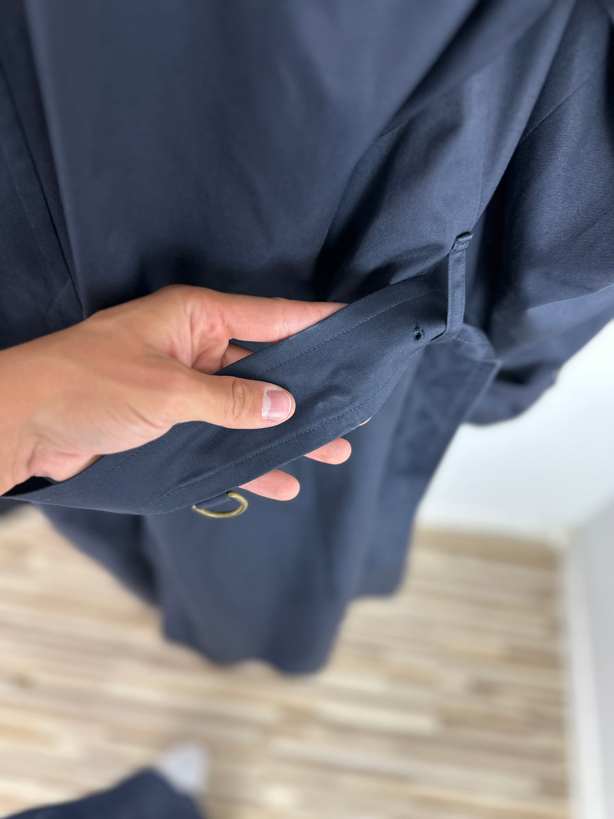Vintage Burberry Trench Coat Navy Size 50 L