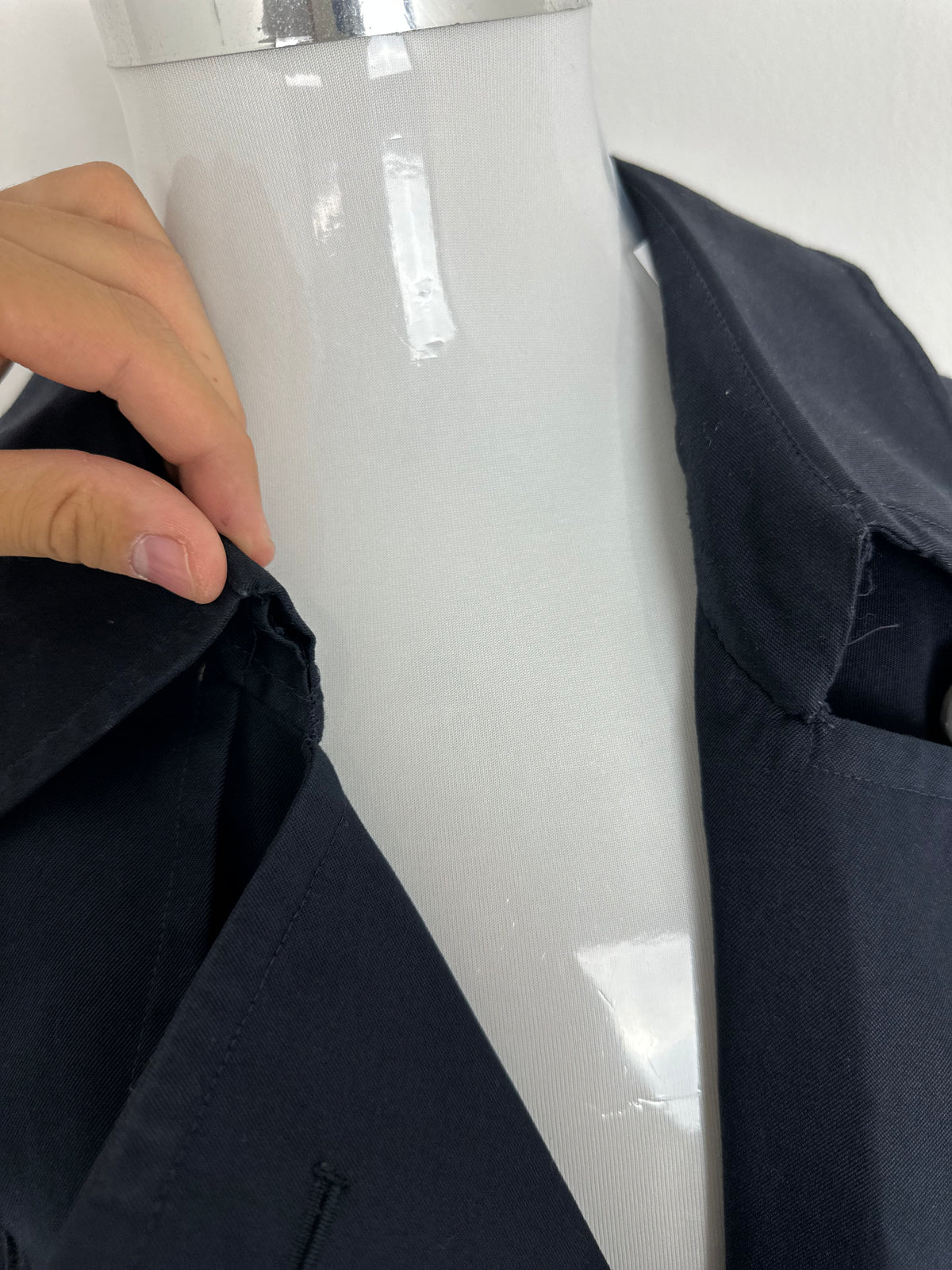 Vintage Burberry Trench Coat Navy Size 50 L