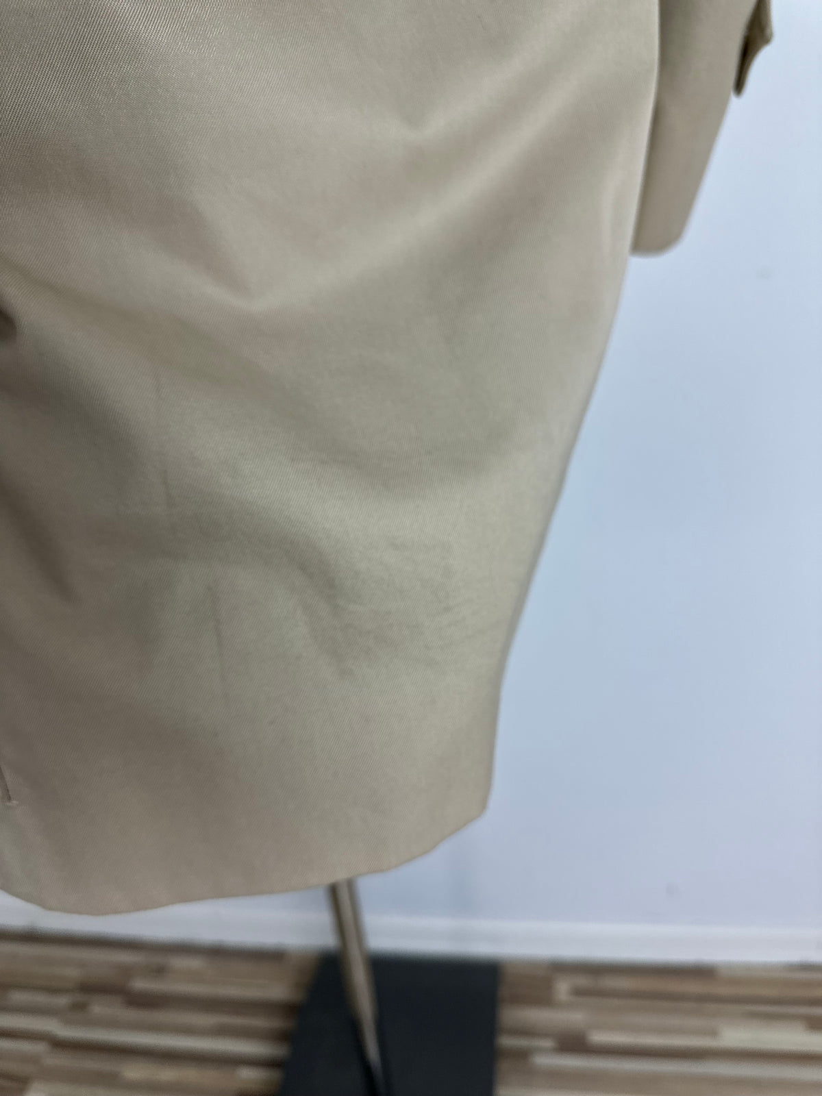 Vintage Burberry Car Coat Creme Size 48 M