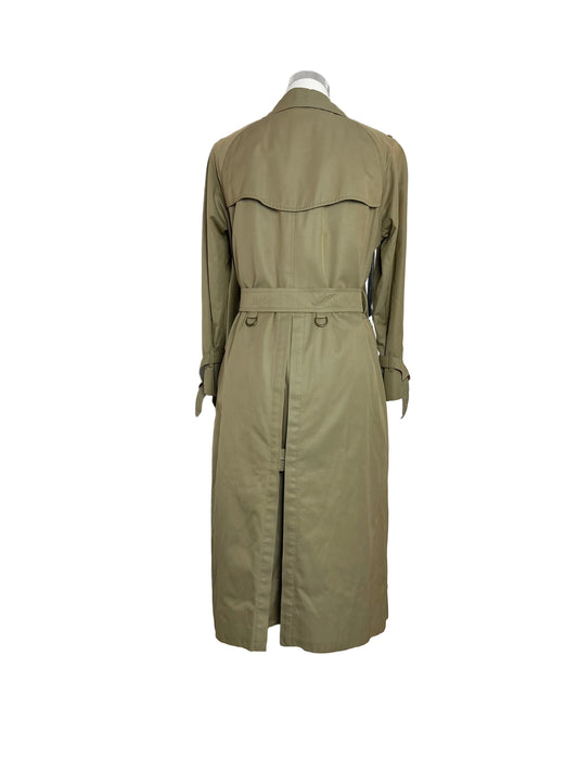 Vintage Burberry Trench Coat Size 10 S With Lining