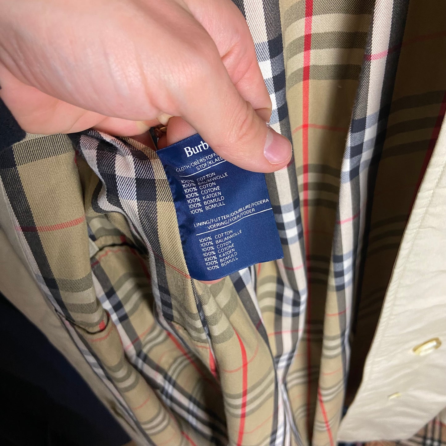 Burberry Trenchcoat Size 16/XL