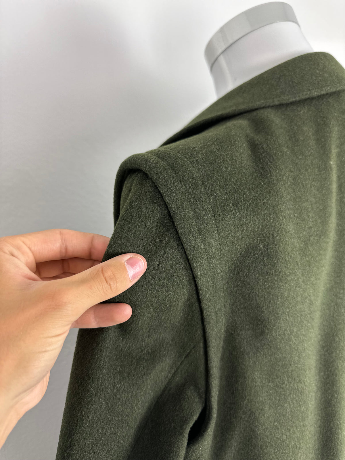 Vintage Burberry Loden Coat Khaki Size 50 L