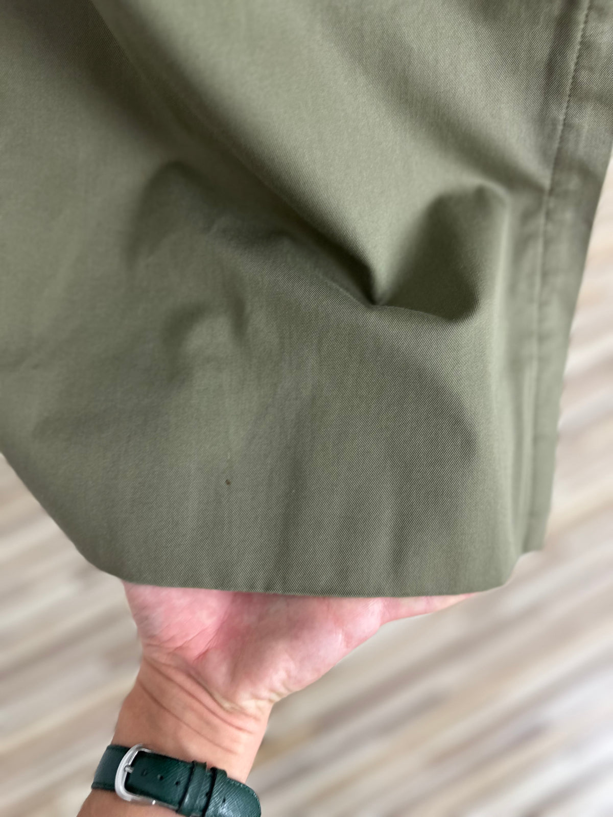 Vintage Burberry Trench Coat Khaki Size 10 S