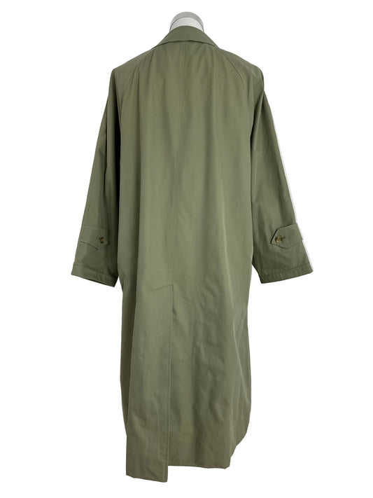 Vintage Burberry Car Coat Oliv Size 14 L