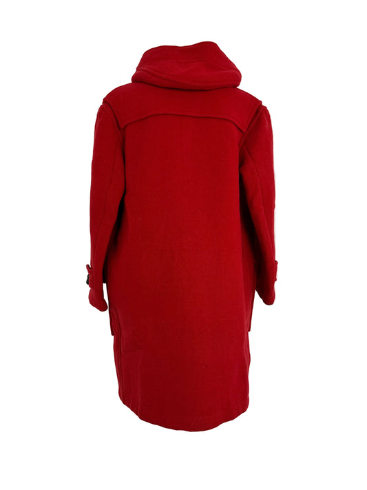 Vintage Burberry Duffle Coat Red Size 12 M