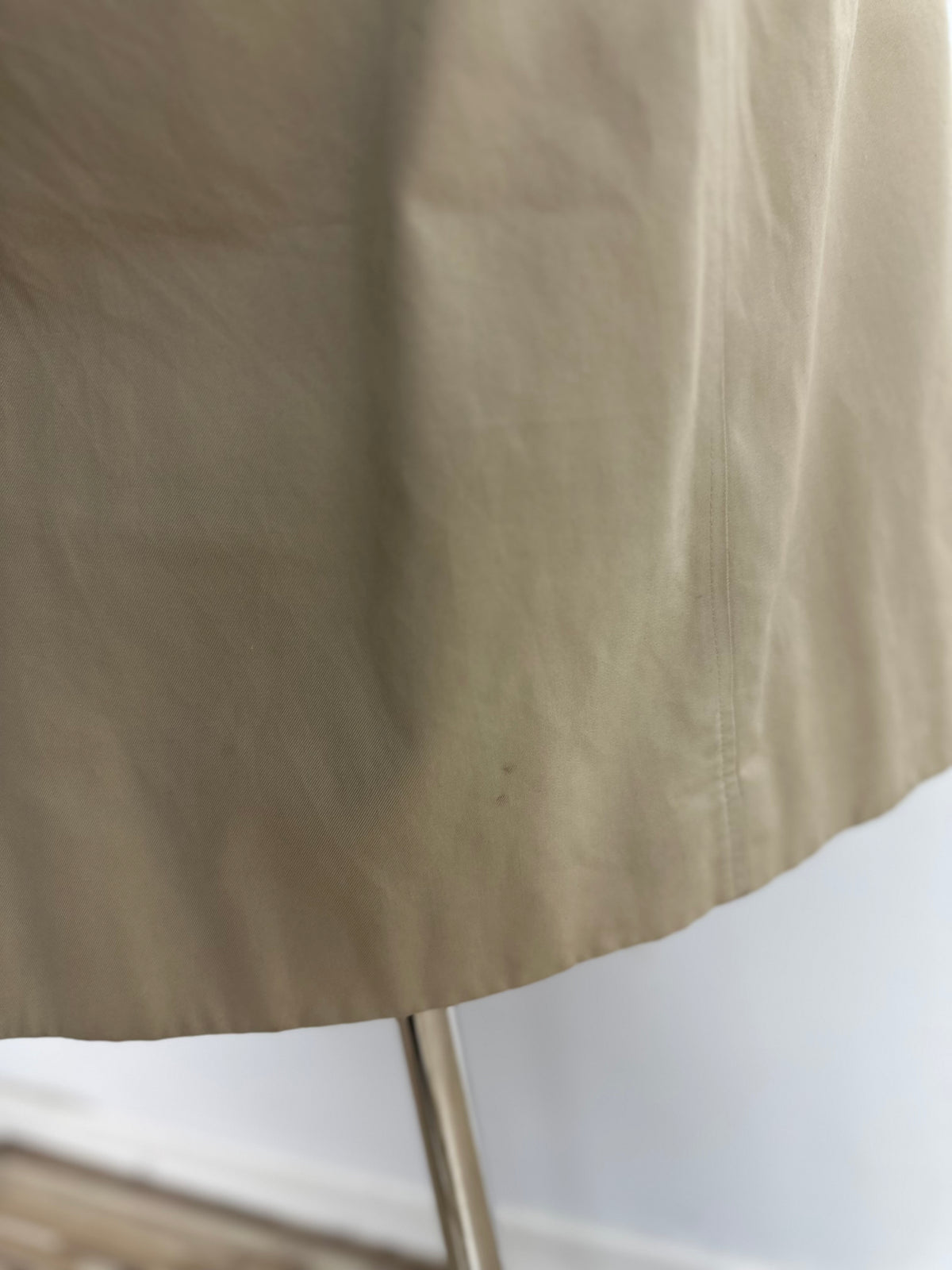 Vintage Burberry Car Coat Creme Size 58 XXL