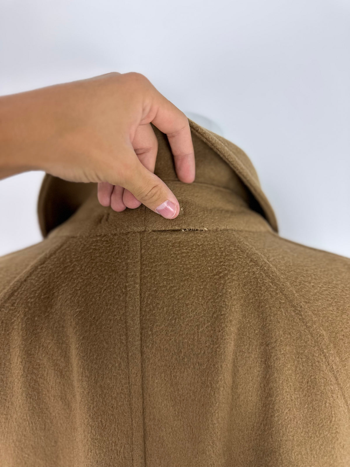 Vintage Burberry Wool Coat Brown Size 60 XXXL