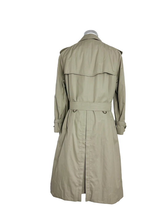 Vintage Burberry Trench Coat Size 48 M With Lining