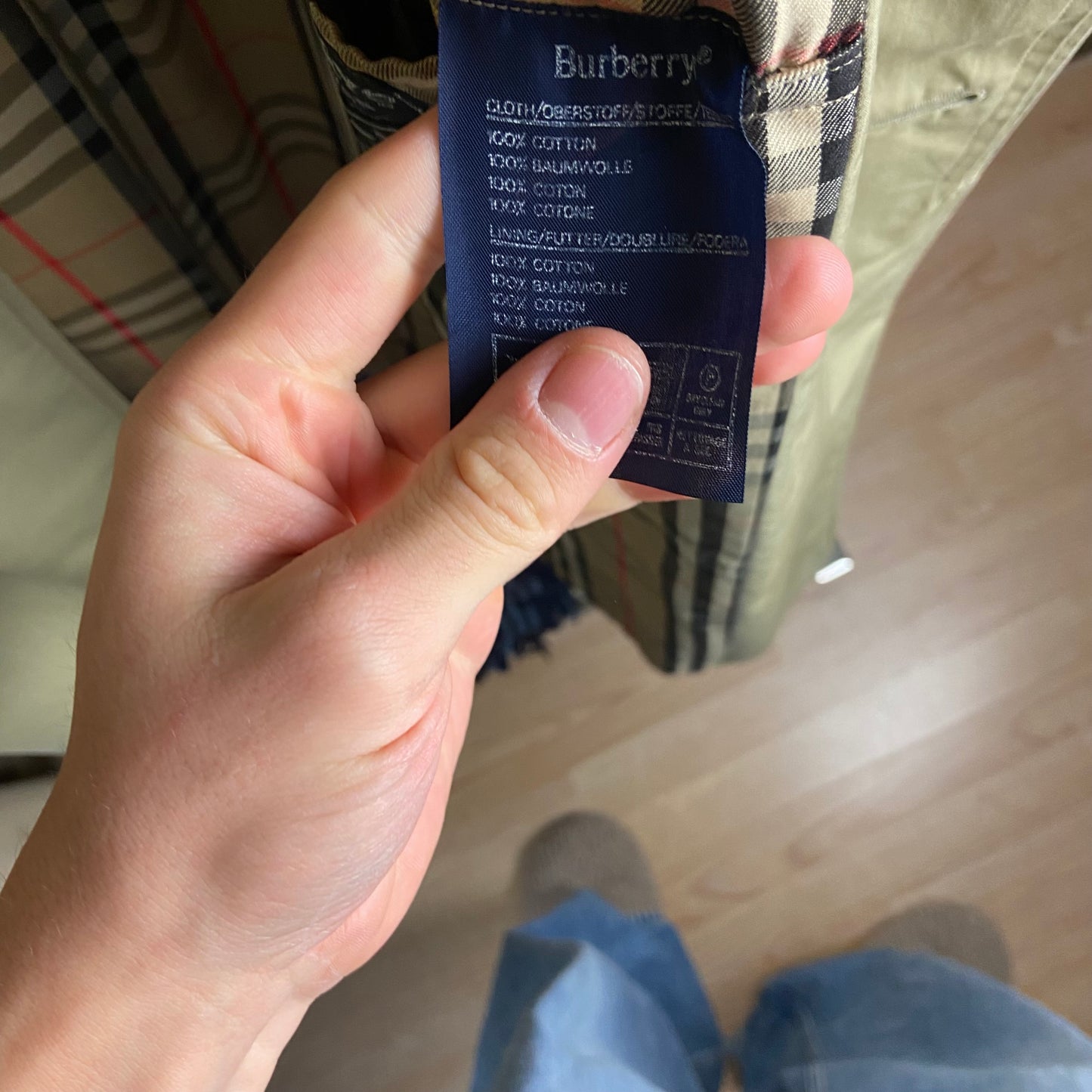 Burberry Trenchcoat Size 54/XL