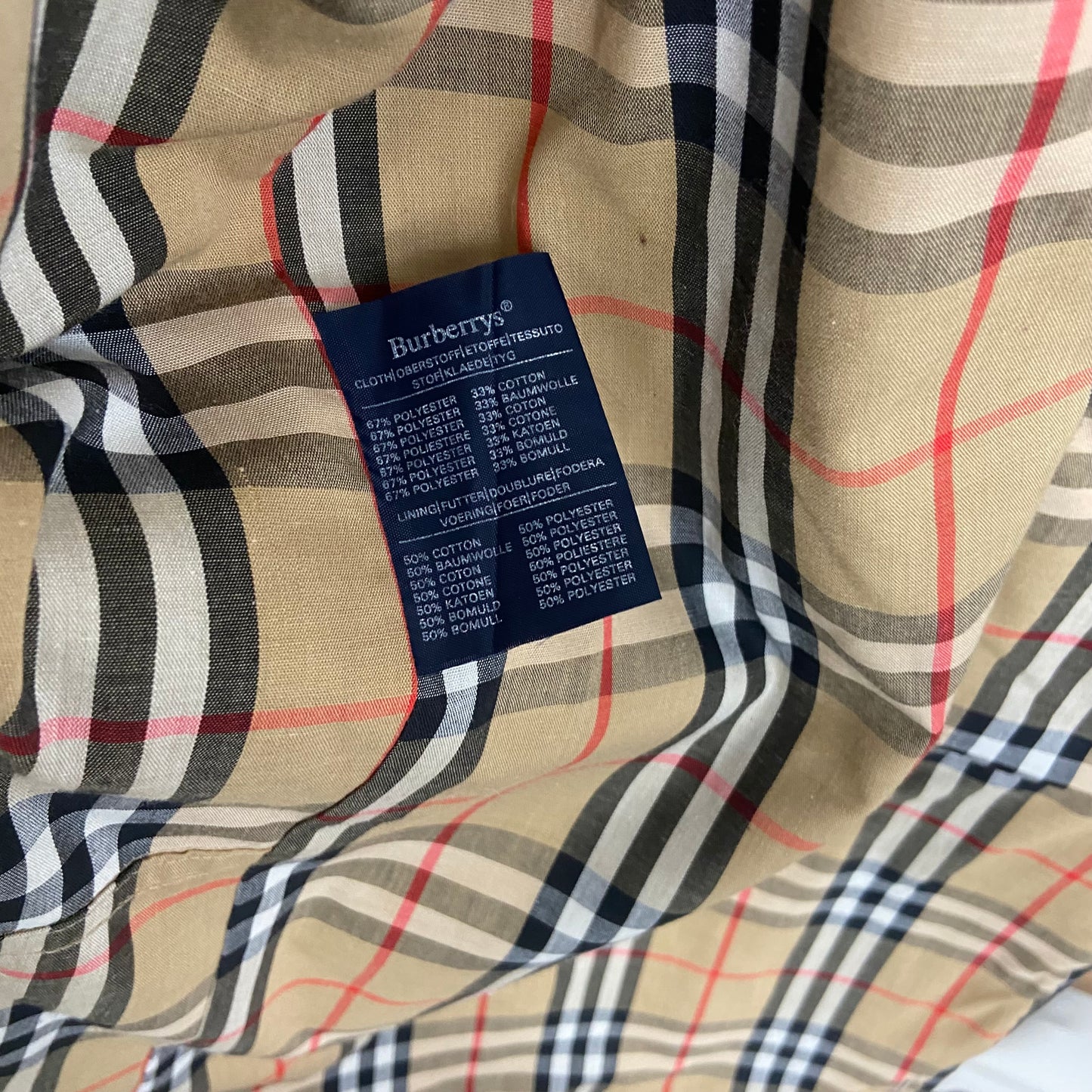 Burberry Trenchcoat Size 50/L