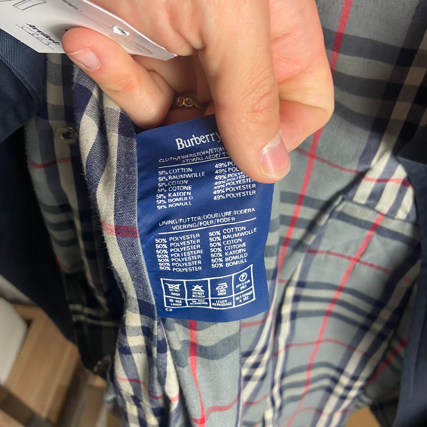 Burberry Trenchcoat Size 50/L