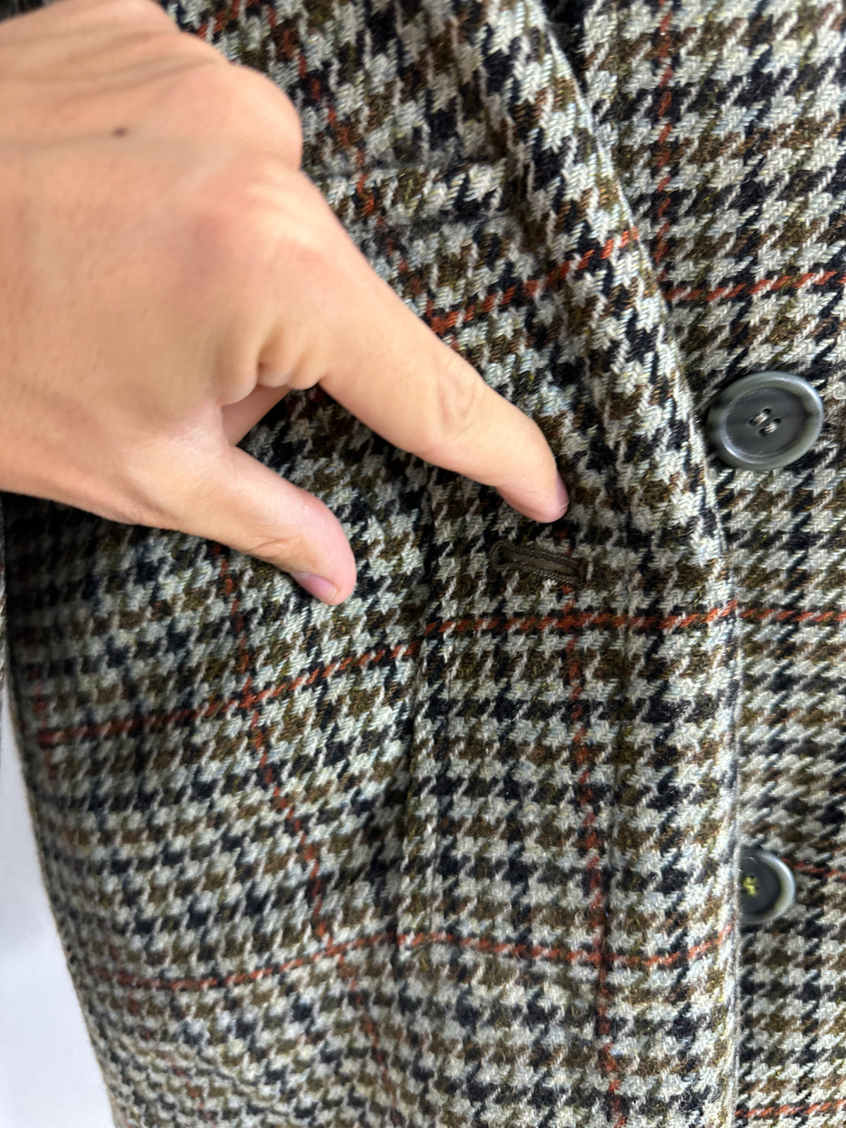 Vintage Burberry Wool Coat Brown Size 48 M