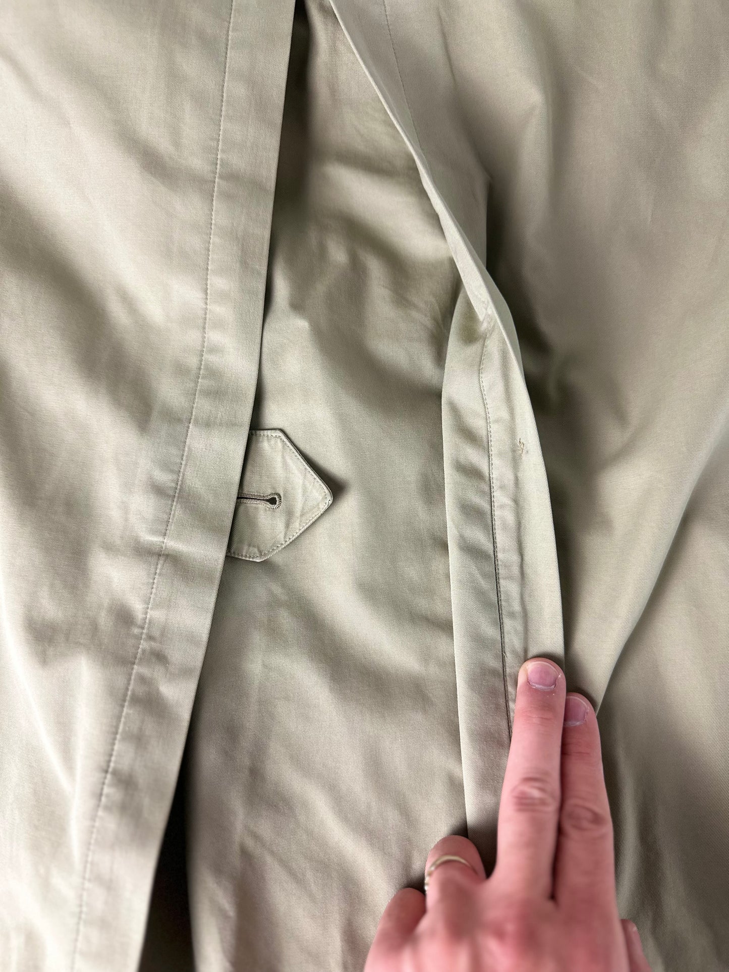 Vintage Burberry Trench Coat Size 48 M