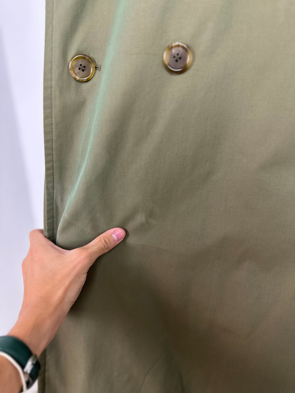 Vintage Burberry Trench Coat Khaki Size 52 L
