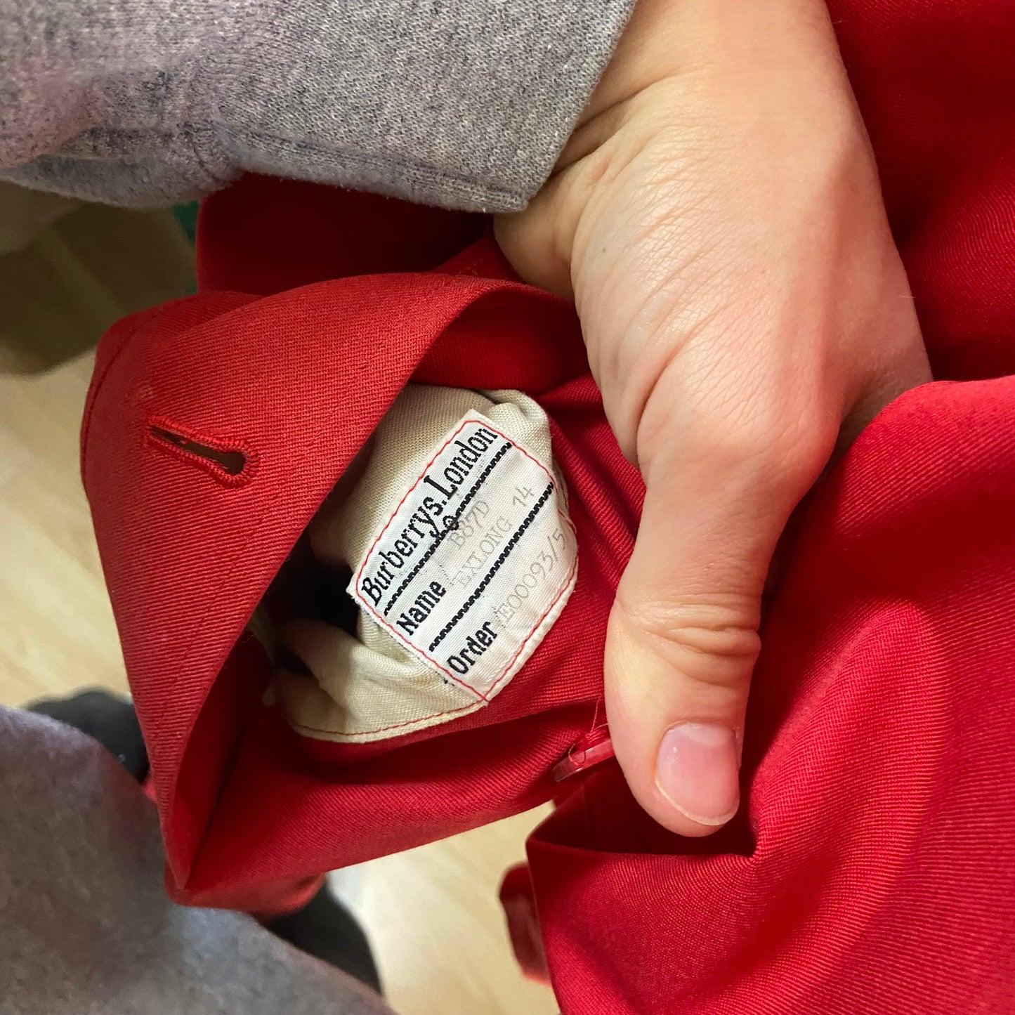 Burberry Trenchcoat Size 14/L