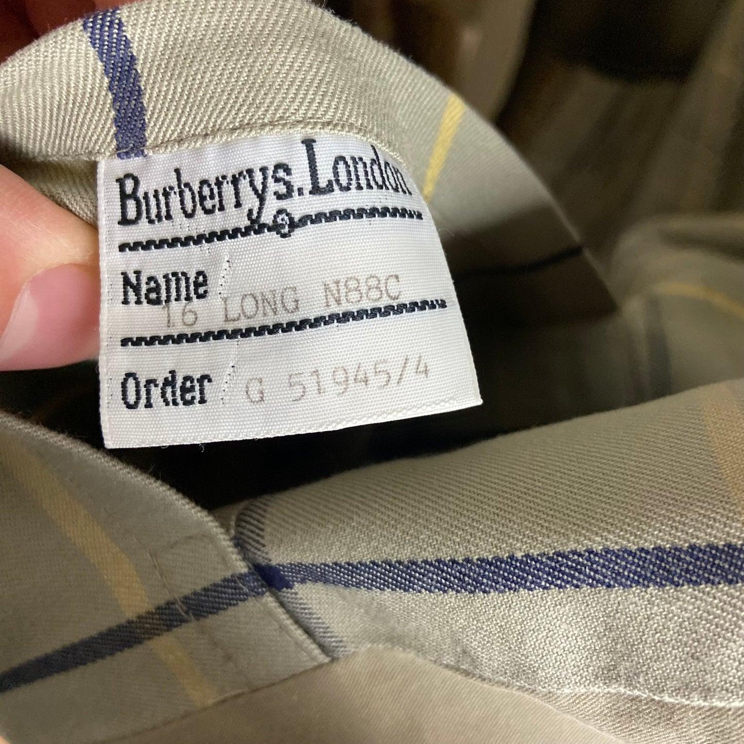 Burberry Trenchcoat Size 16/XL