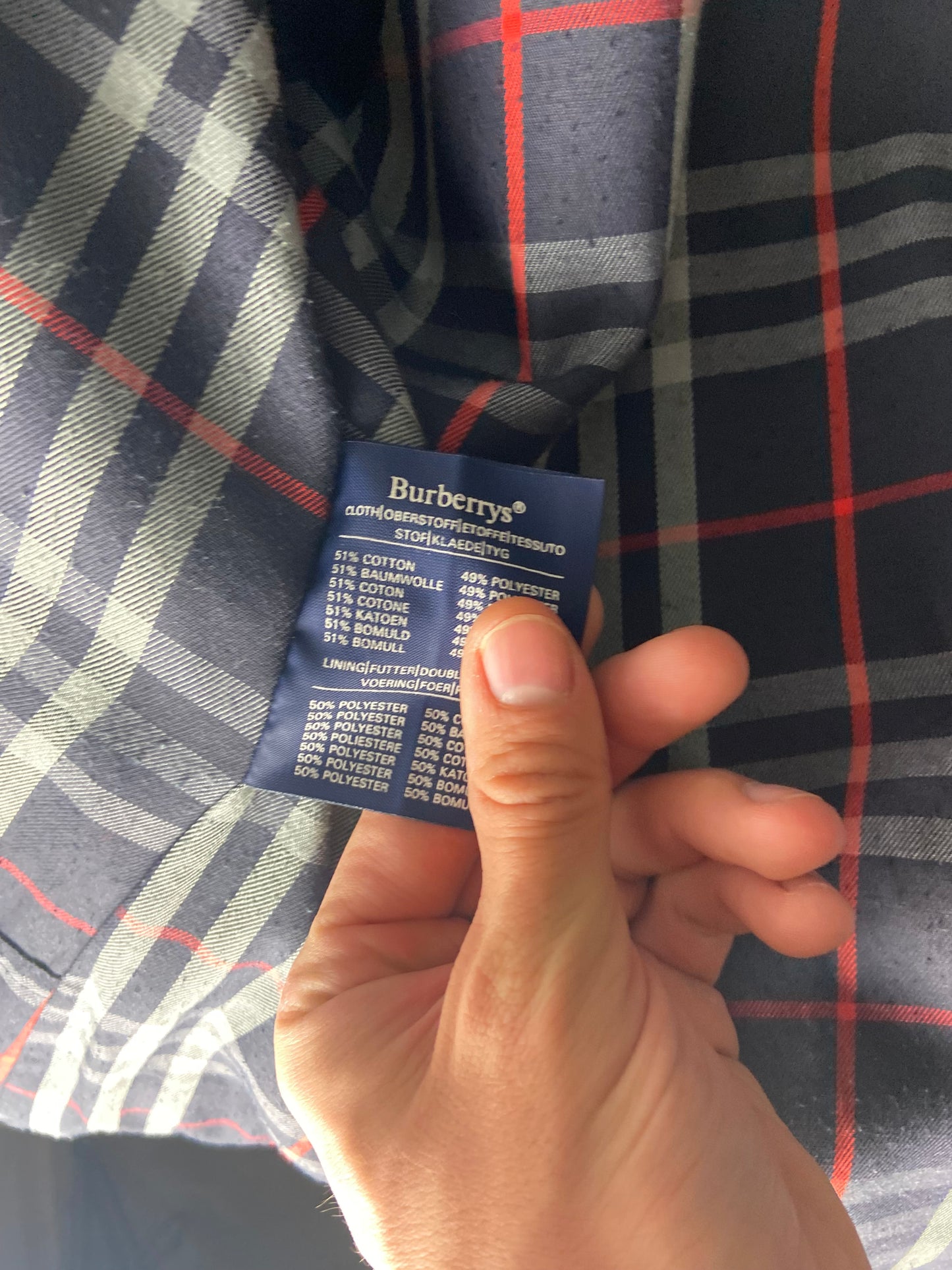 Burberry Trenchcoat Size 54/XL