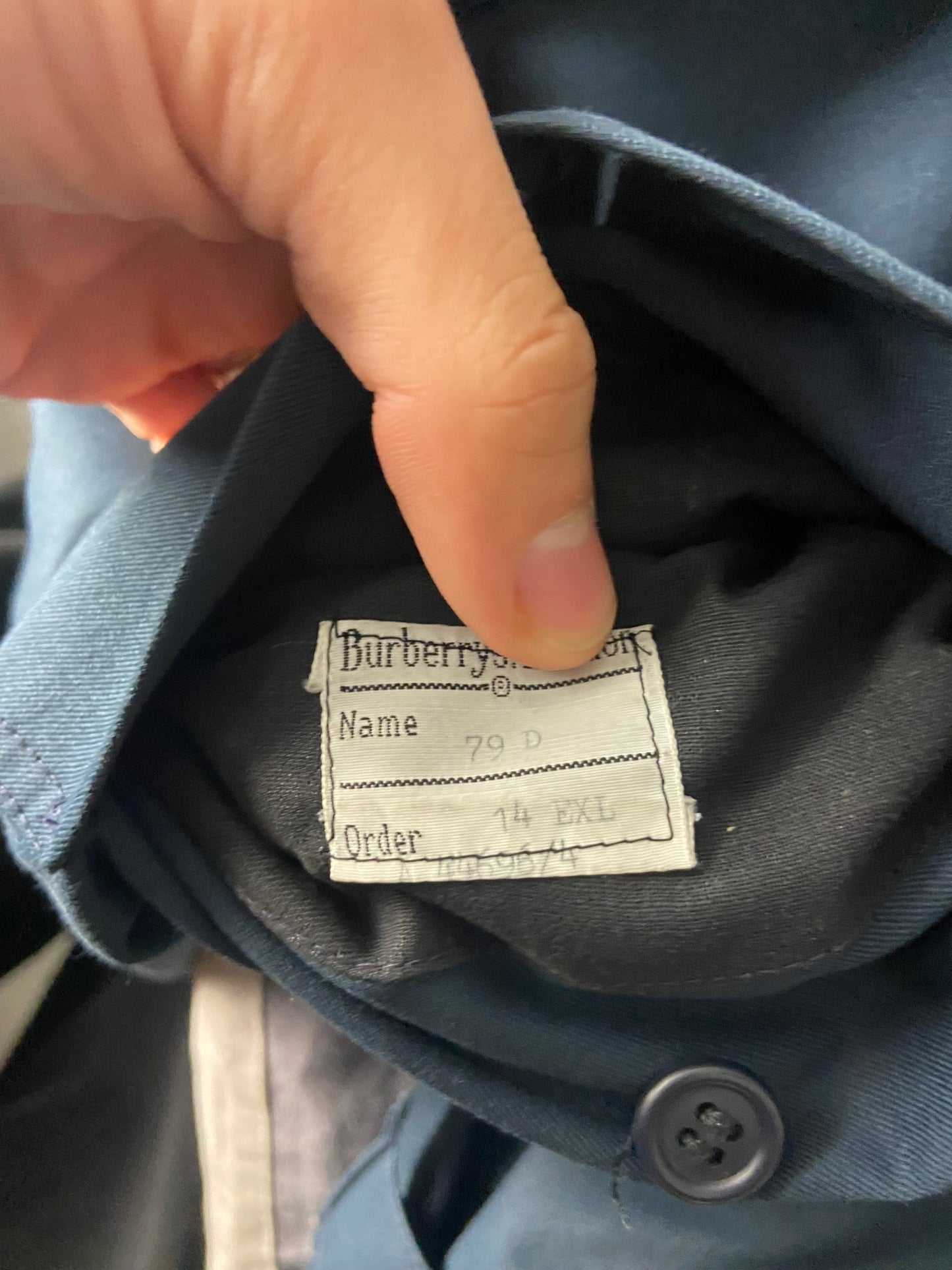 Burberry Trenchcoat Size 14/L