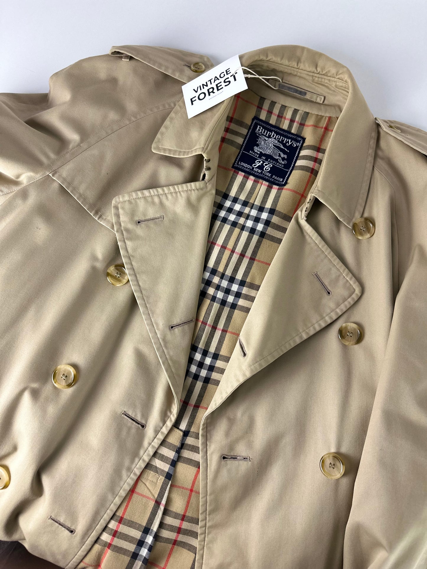 Vintage Burberry Trench Coat Size 50 L