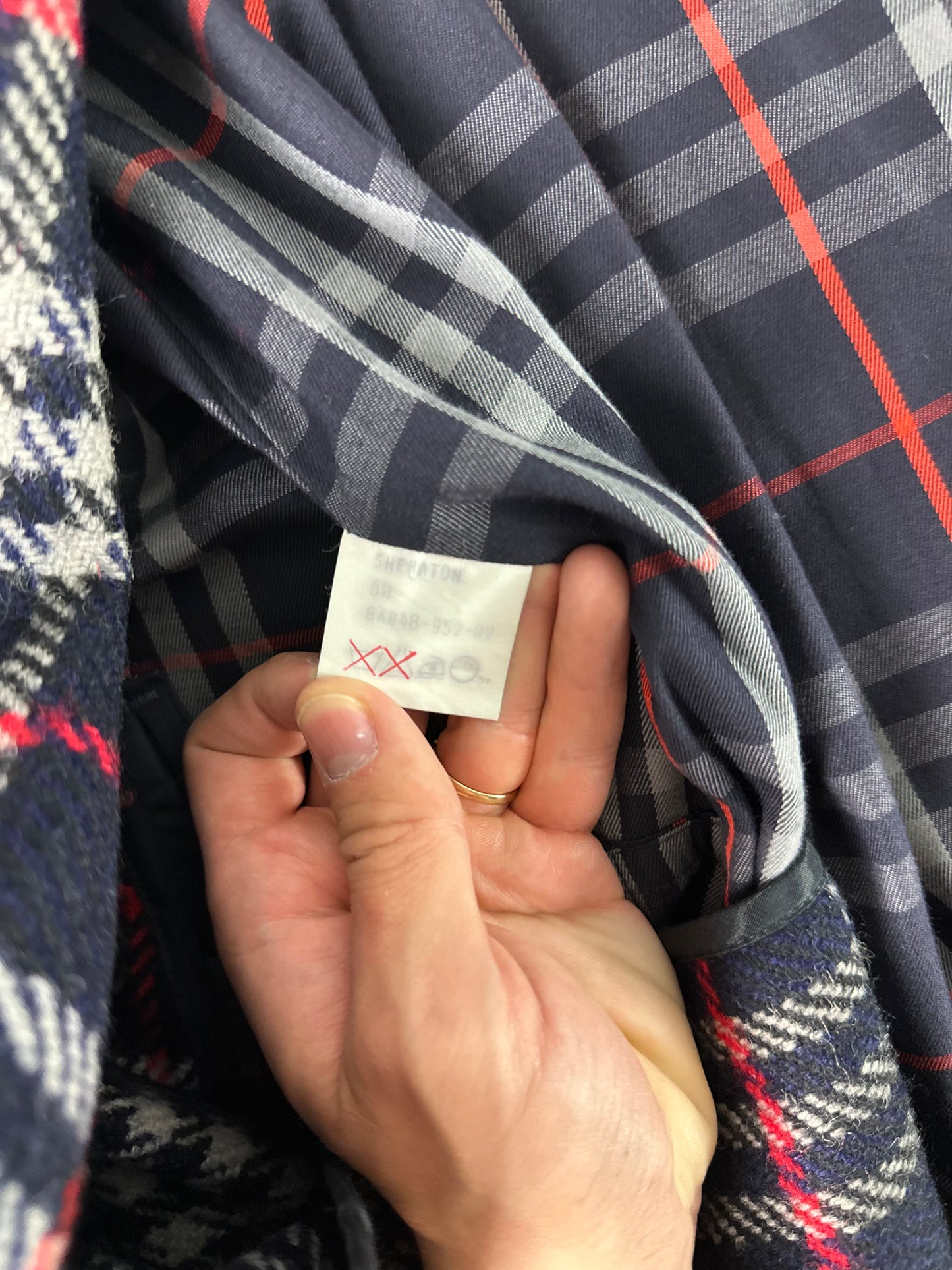 Vintage Burberry Car Coat Size 48 M With Lining