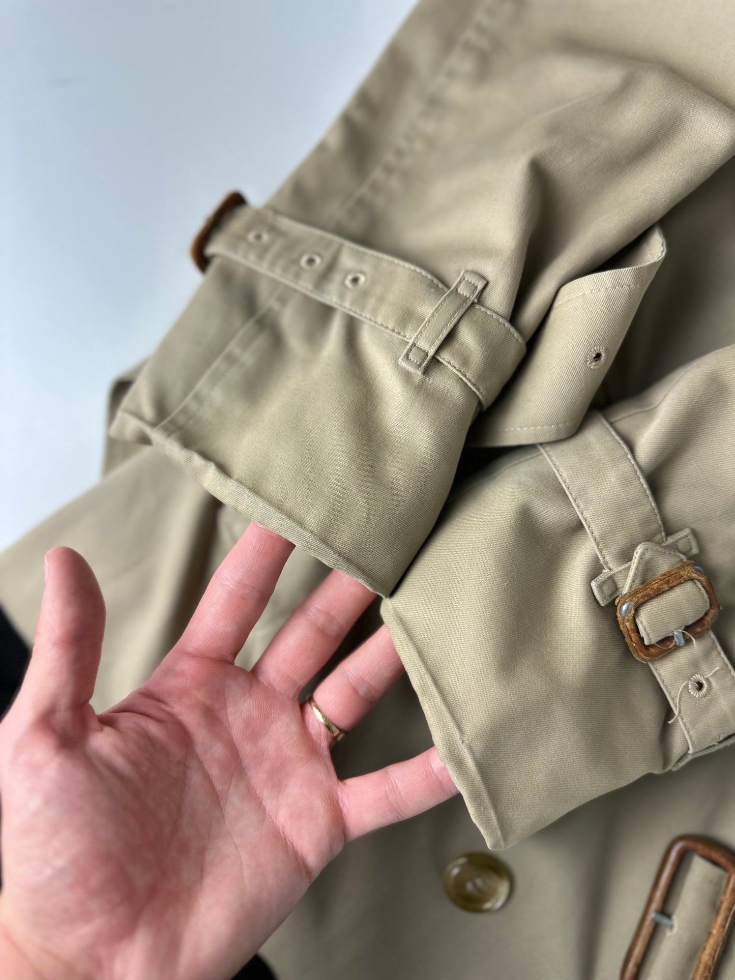 Vintage Burberrys Trench Coat Size 6 XXS With Lining