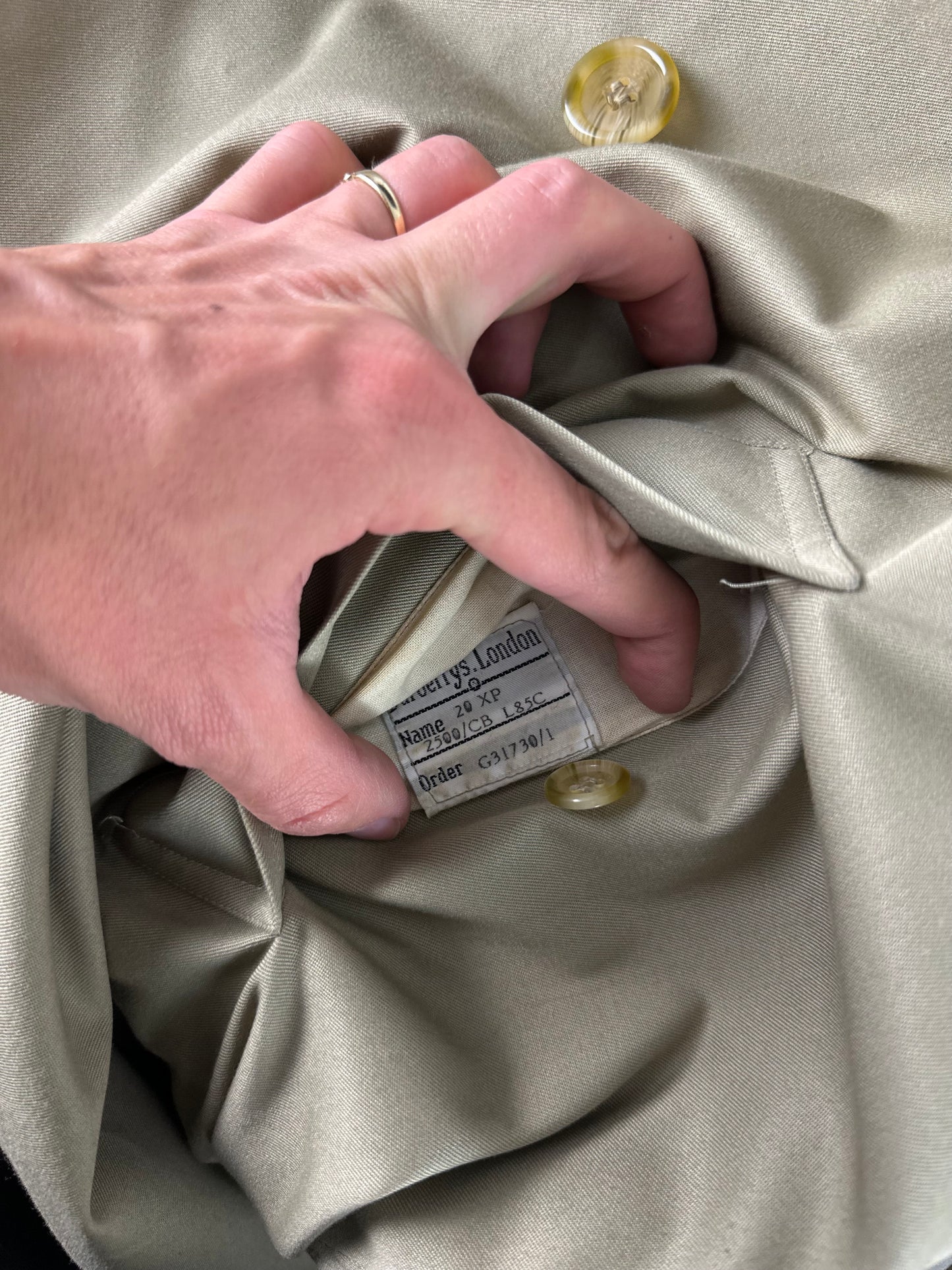 Vintage Burberry Trench Coat Size 18 XXL