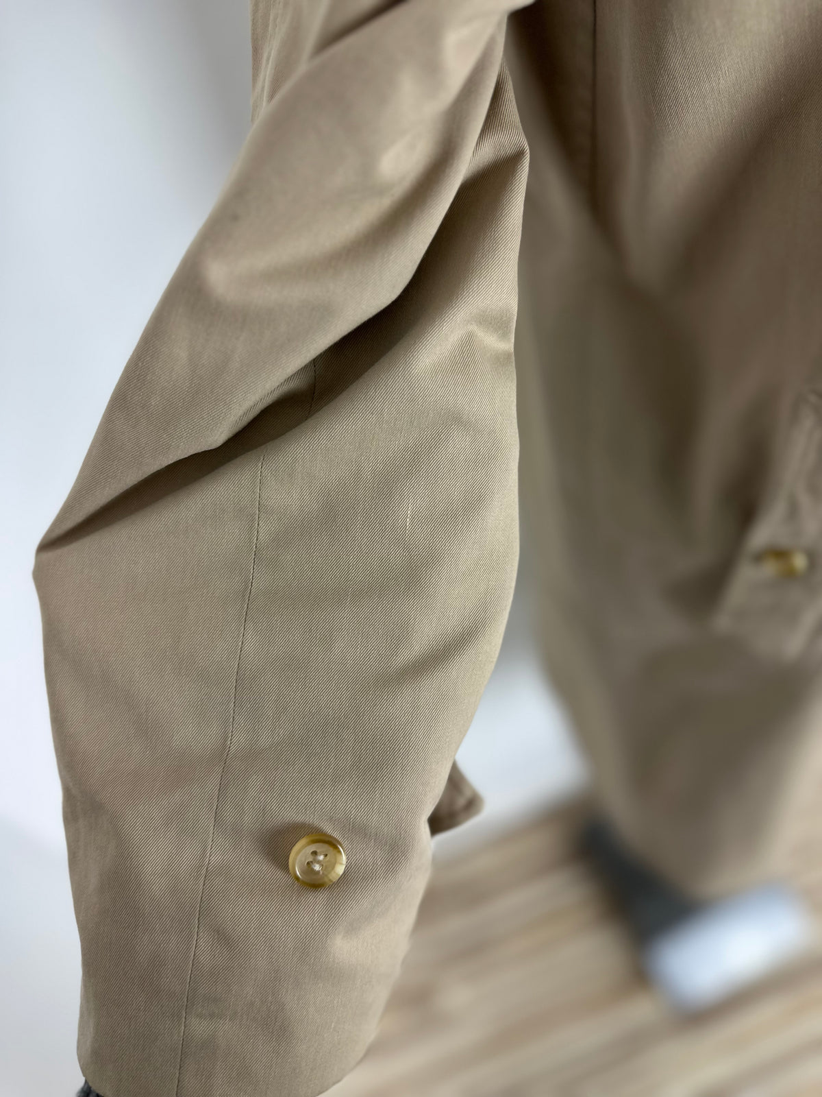Vintage Burberry Car Coat Beige Size 10 S