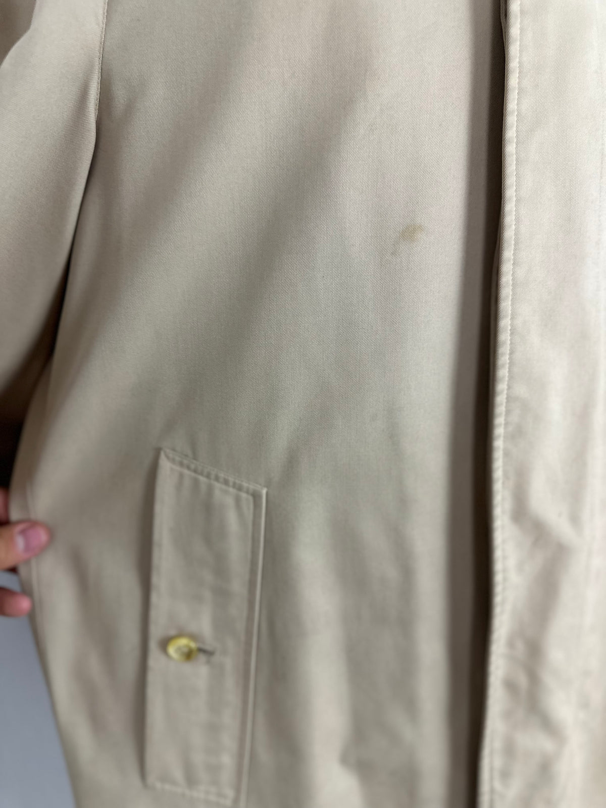 Vintage Burberry Car Coat Beige Size 48 M