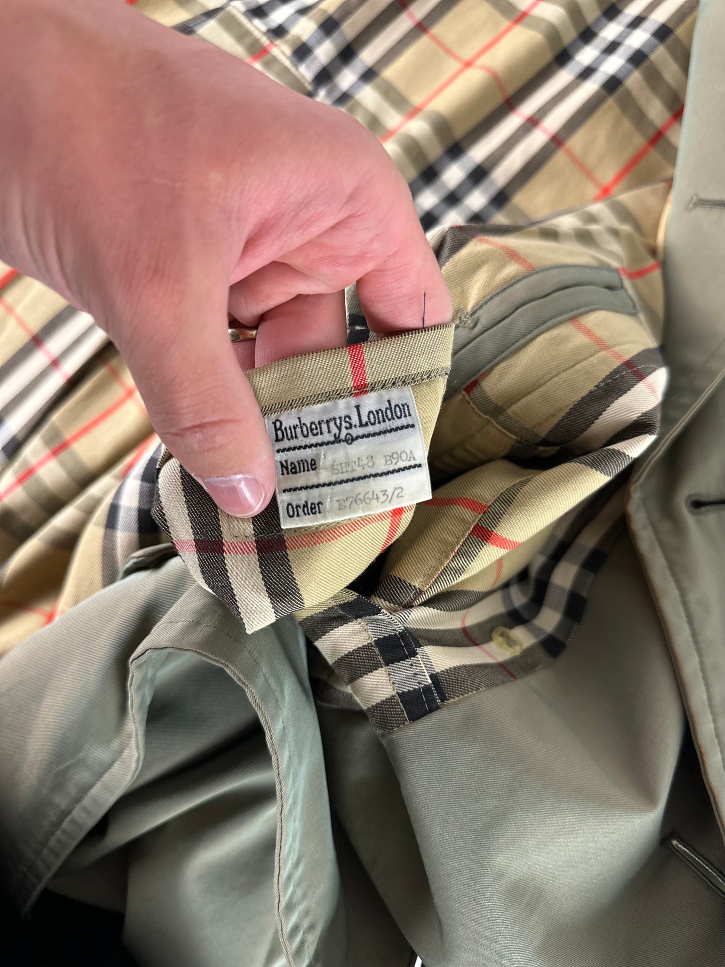 Vintage Burberry Trench Coat Size 50 L