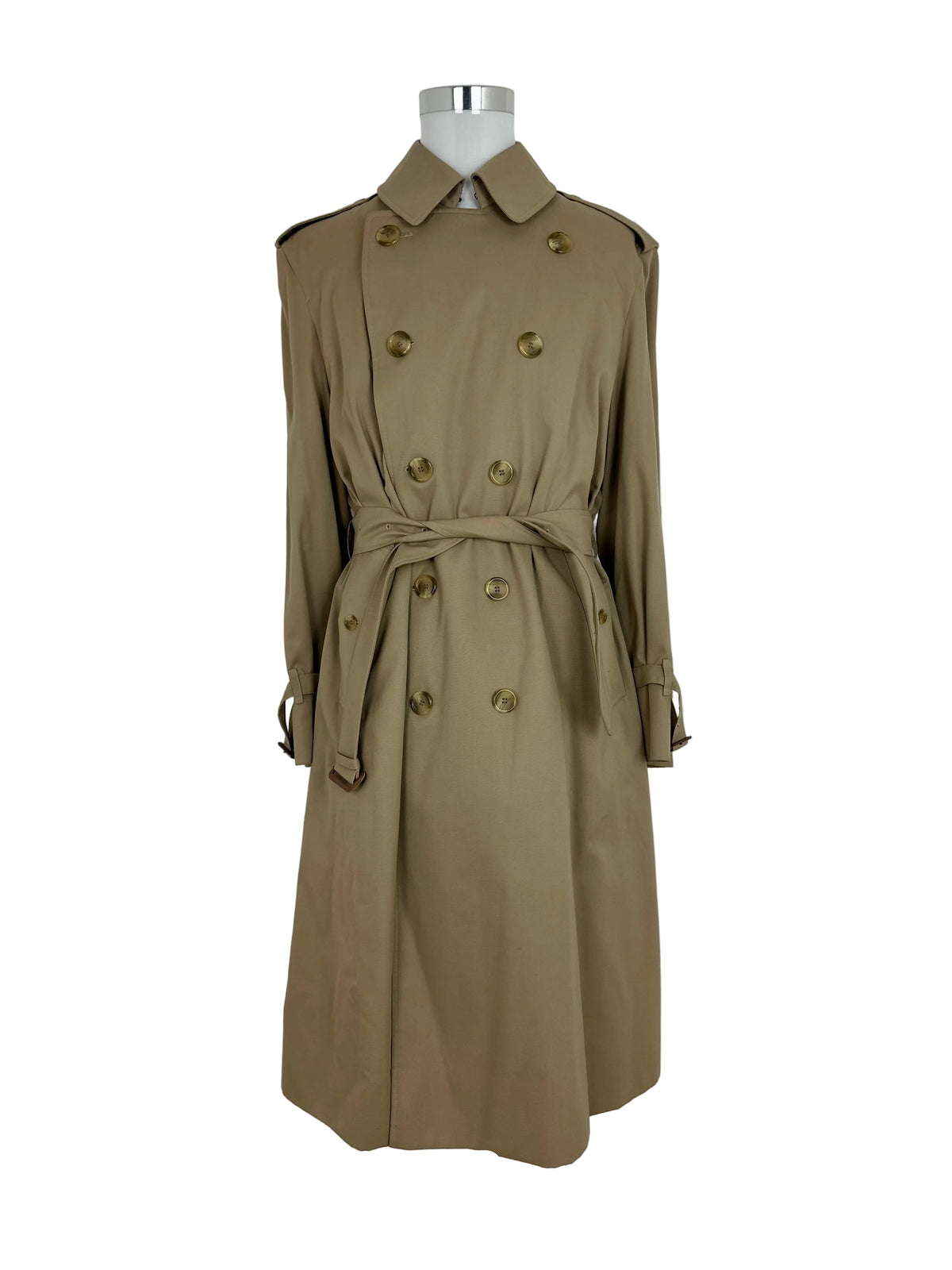 Vintage Burberry Trench Coat Beige Size 58 XXL