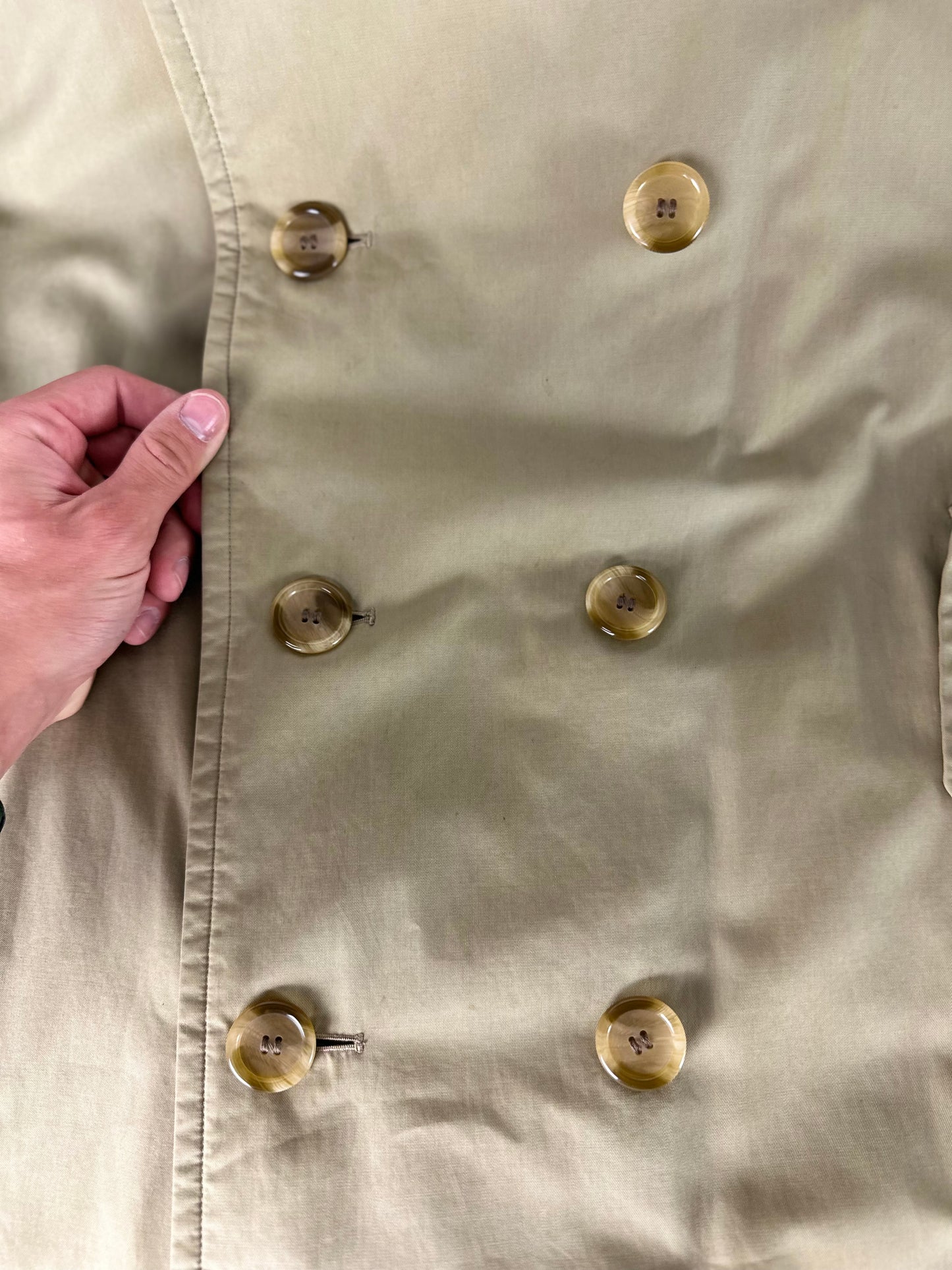 Vintage Burberry Trench Coat Size 54 XL