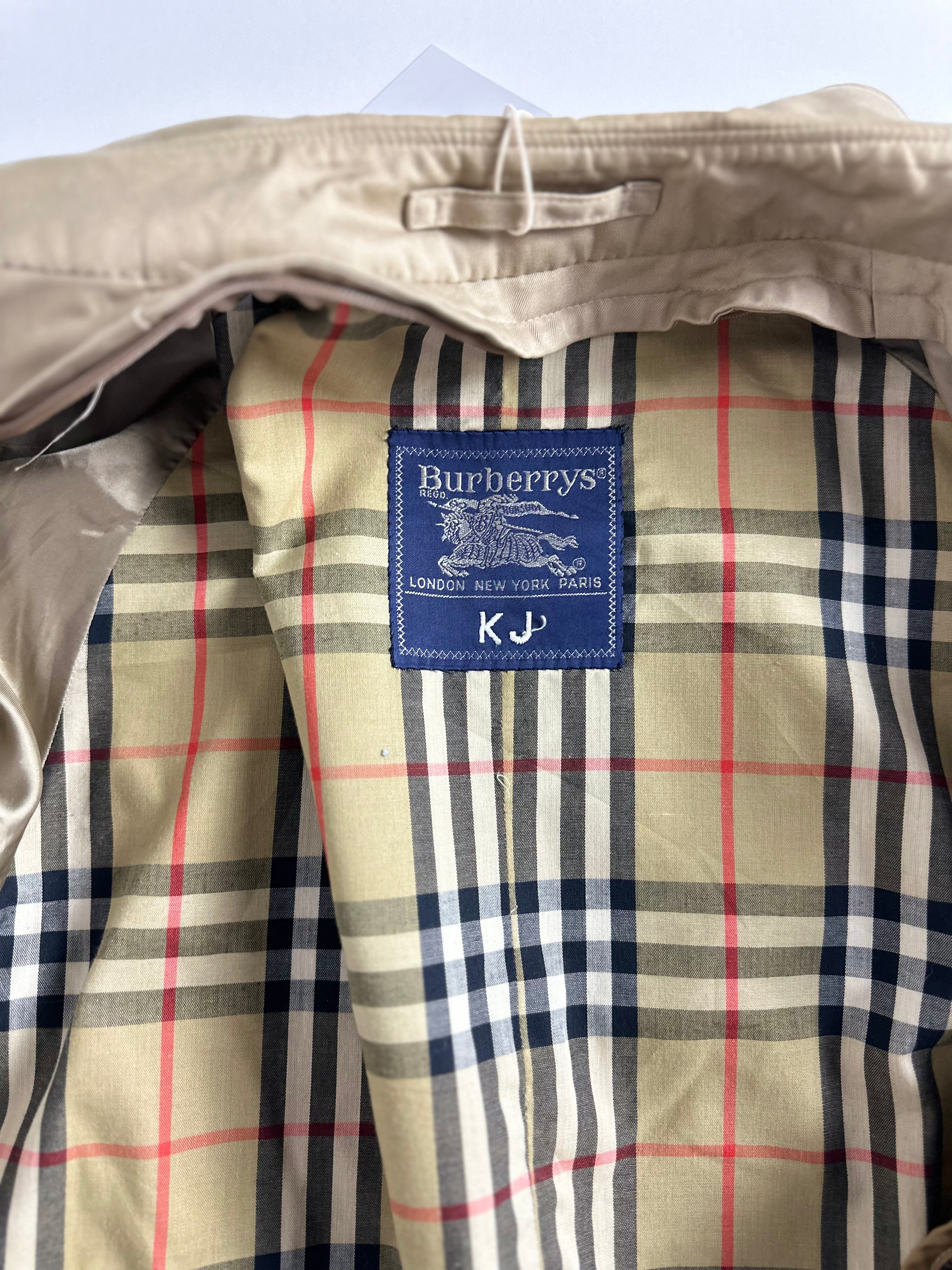 Burberrys Trenchcoat (14/L) including Inlet