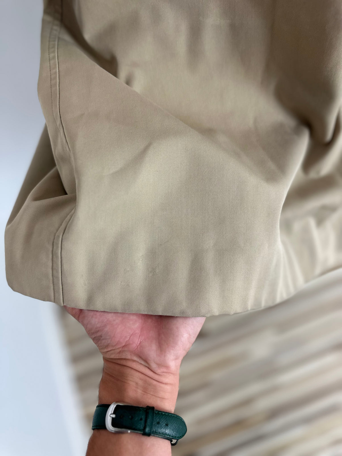 Vintage Burberry Car Coat Beige Size 52 L