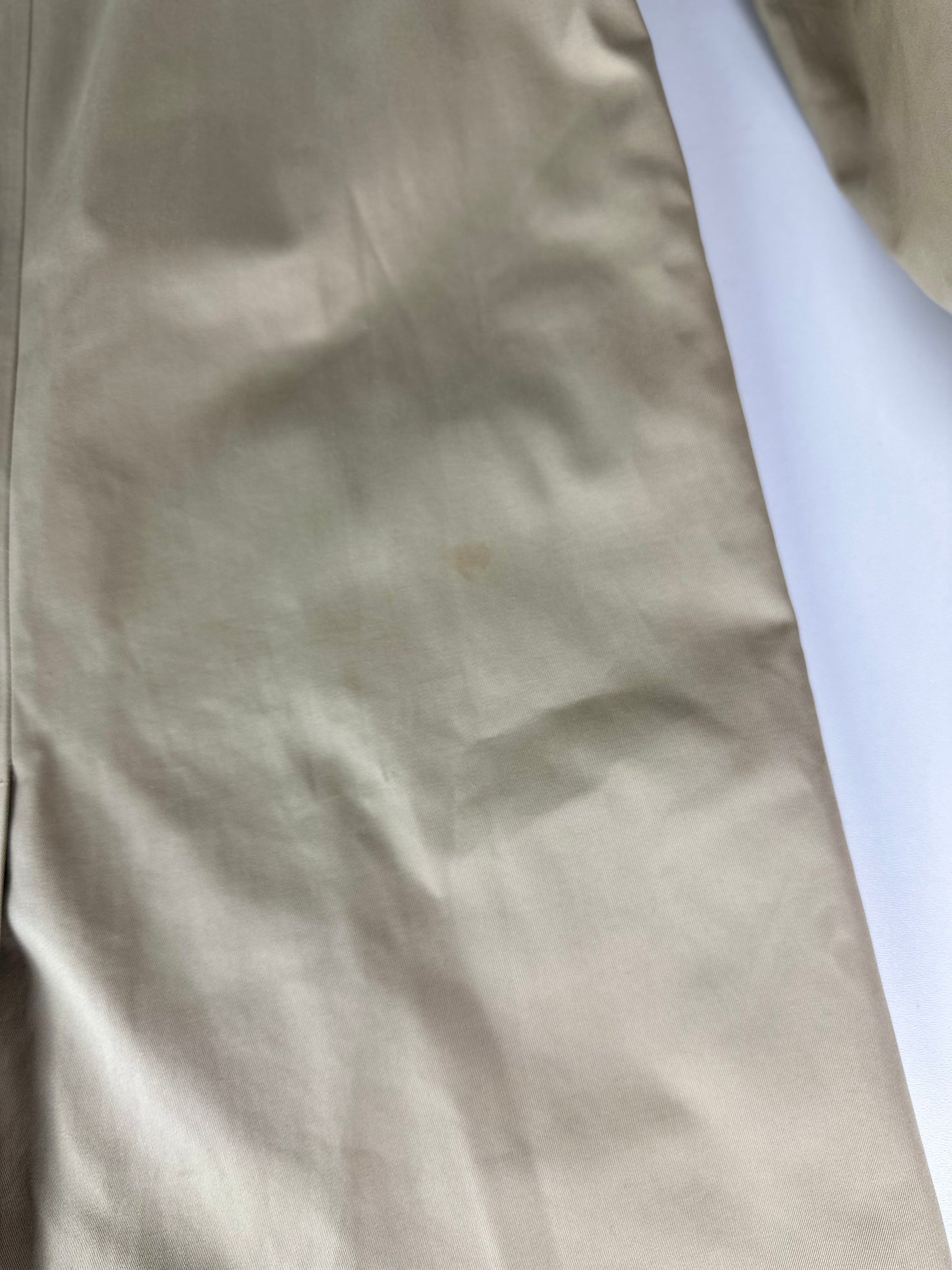 Vintage Burberry Car Coat Beige Size 6 XXS