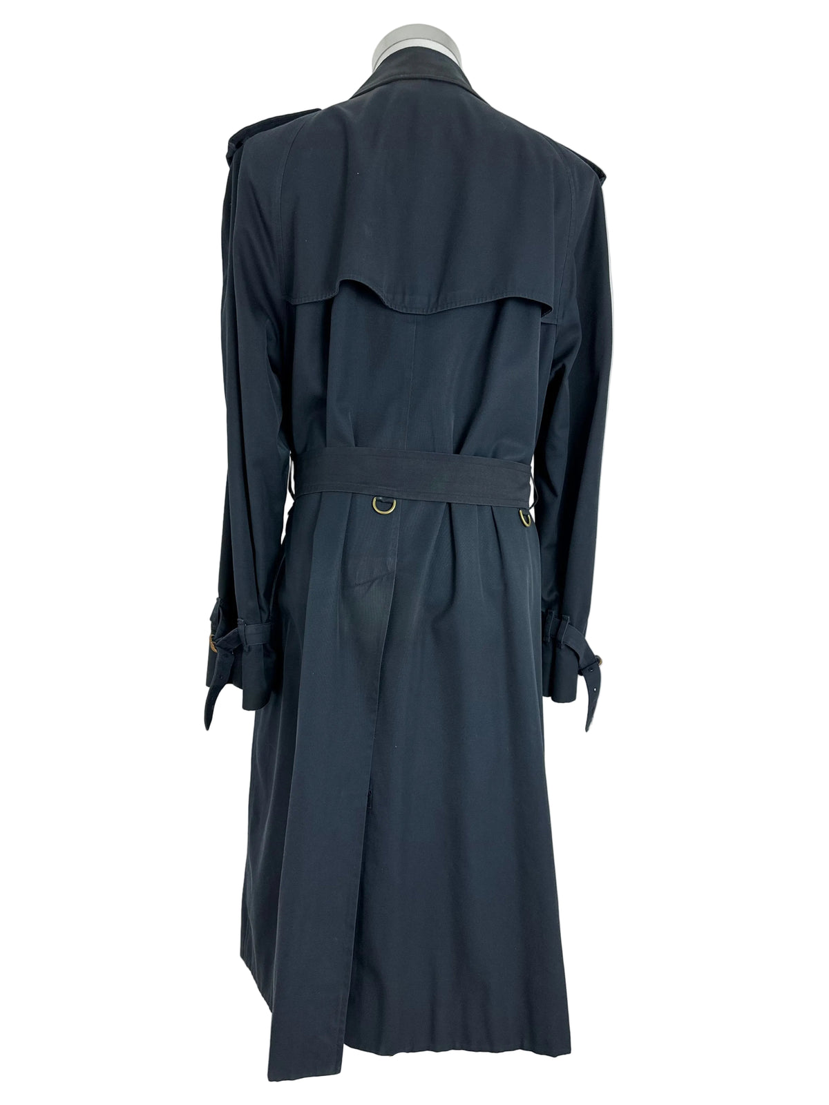 Vintage Burberry Trench Coat Navy Size 56 XL