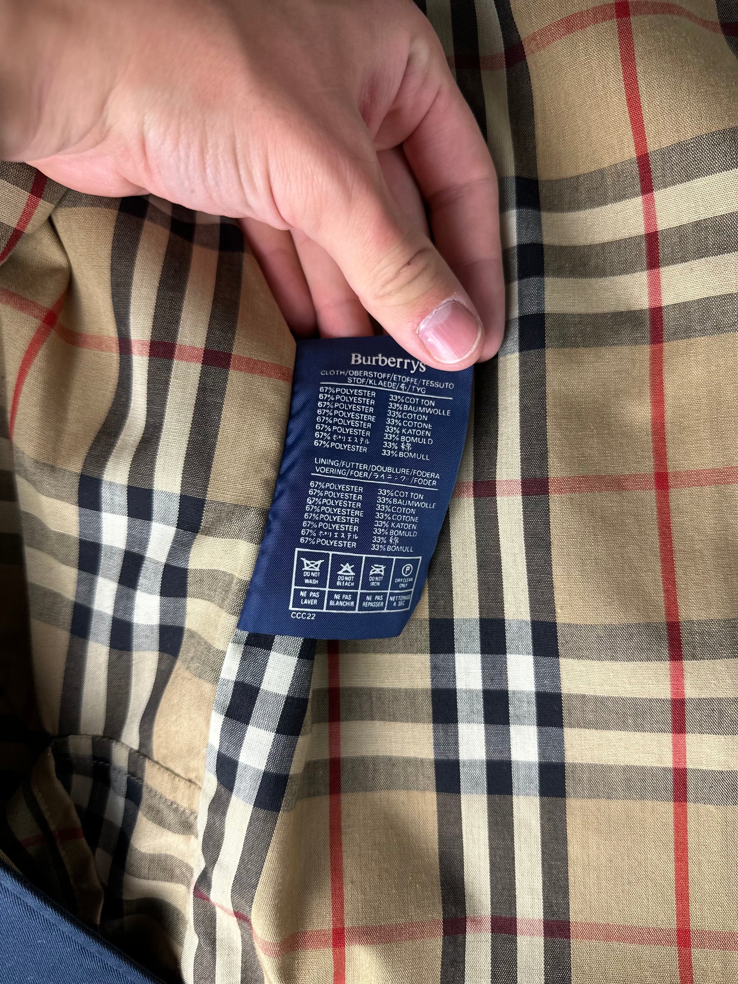 Vintage Burberry Car Coat Size 56 XL