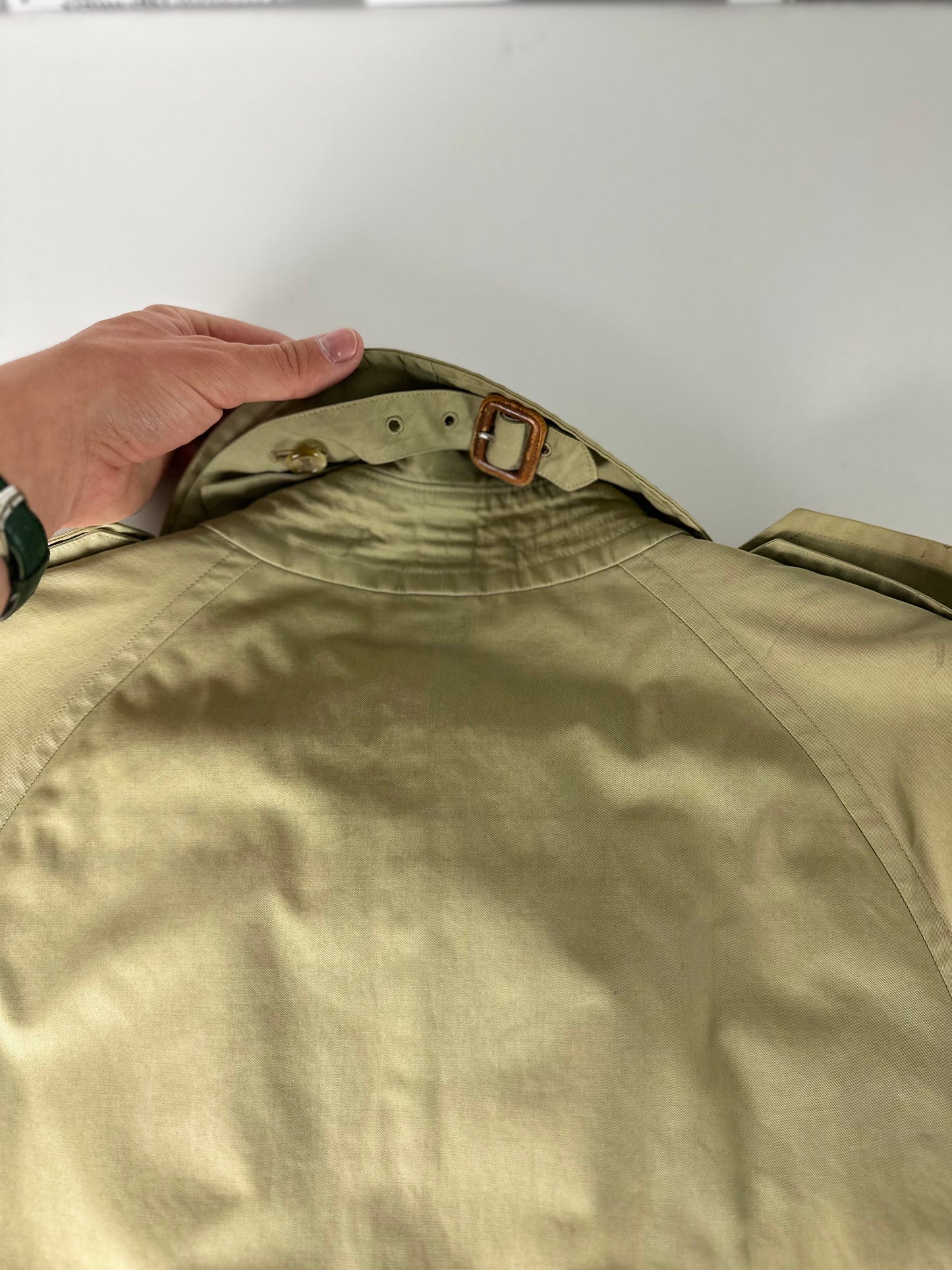 Vintage Burberry Trench Coat Size 54 XL